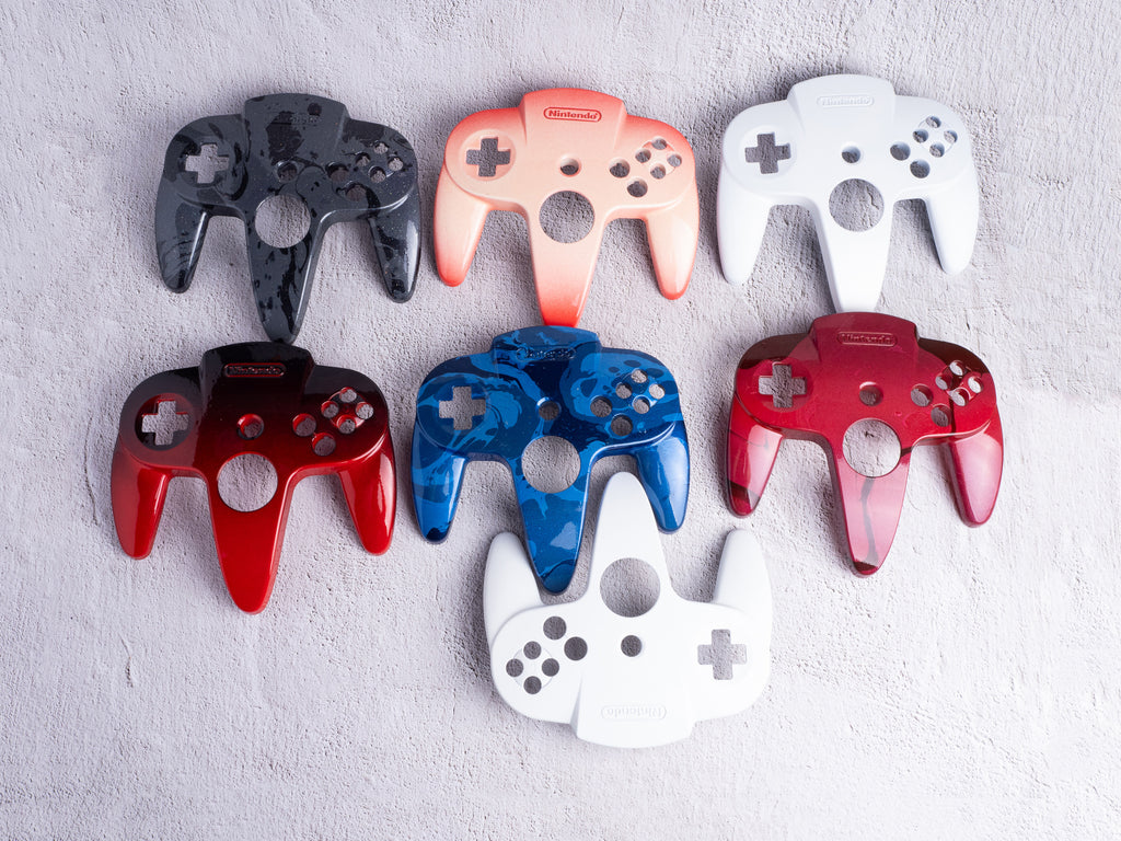 WHOLESALE - B-Stock - N64 Top Shells - Custom Painted Top Shells for Nintendo 64 Official Controllers
