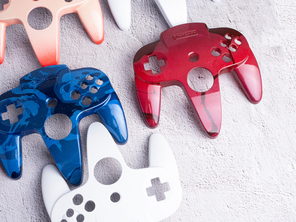 WHOLESALE - B-Stock - N64 Top Shells - Custom Painted Top Shells for Nintendo 64 Official Controllers