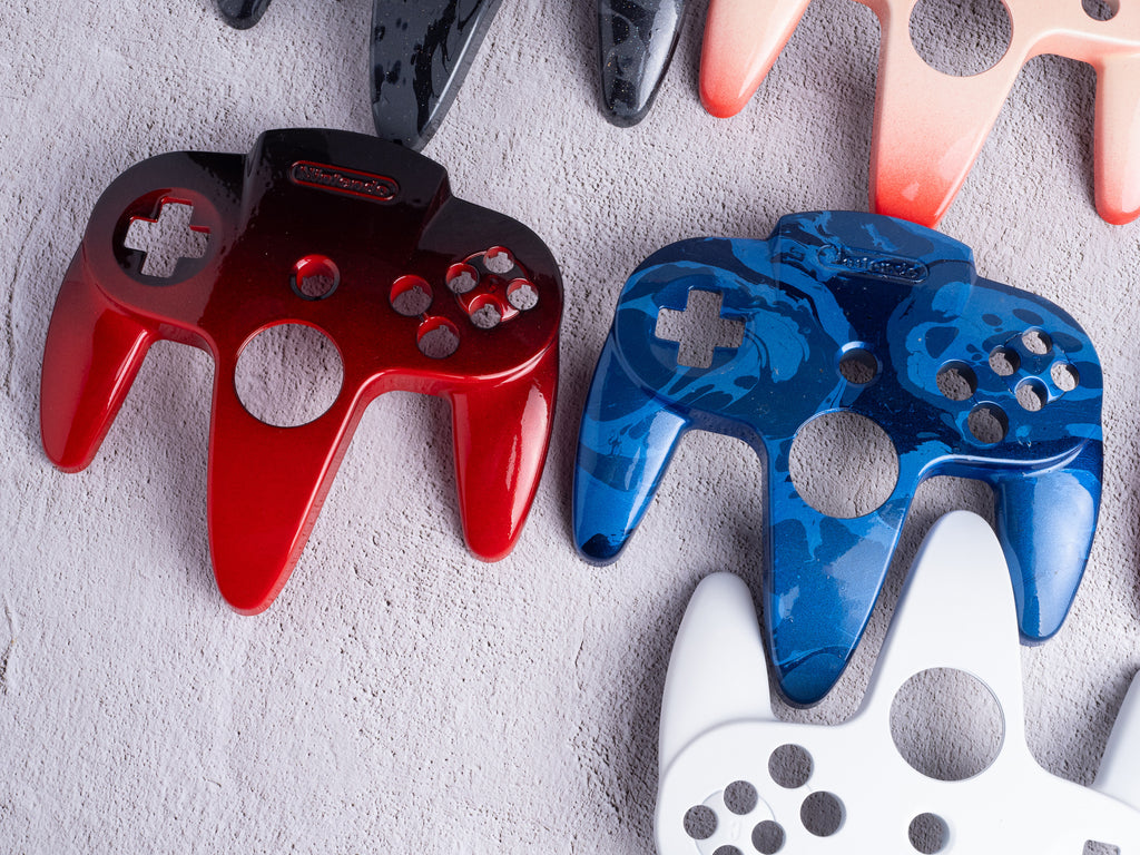 WHOLESALE - B-Stock - N64 Top Shells - Custom Painted Top Shells for Nintendo 64 Official Controllers