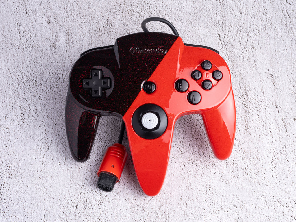 Racing Red - Custom Painted Nintendo 64 Controller