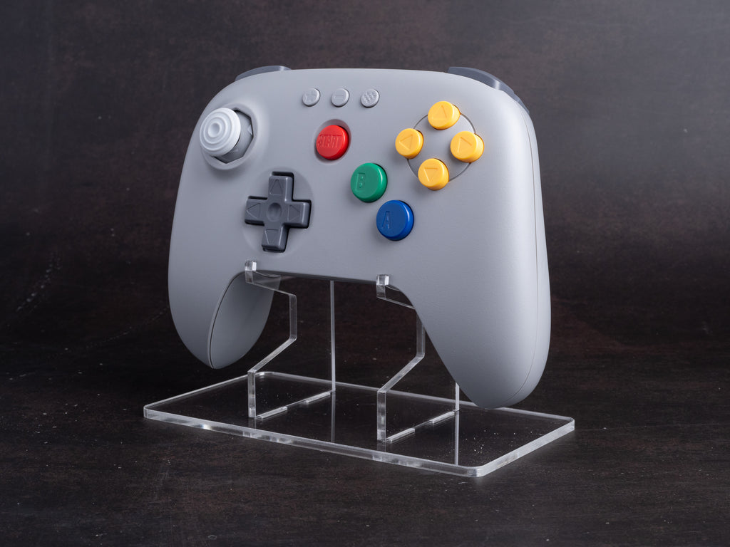 Acrilyc Stand for 8BitDo 64 Bluetooth Controller - Clear