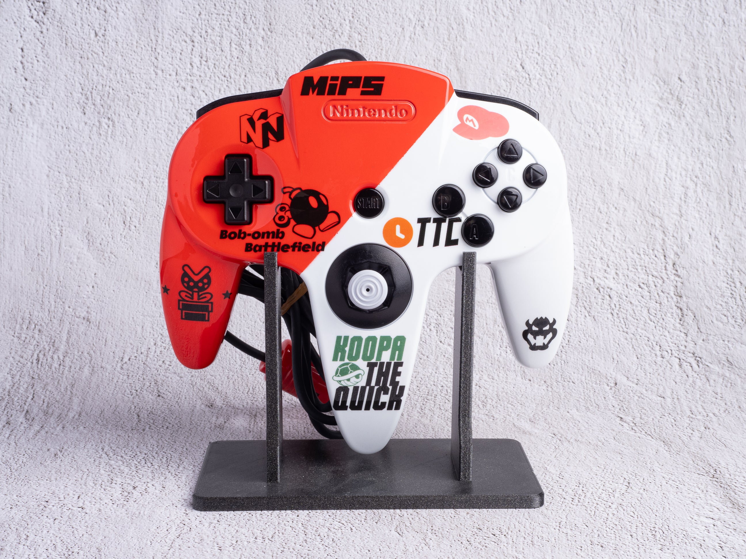 Super Mario 64 - Custom Painted Nintendo 64 Controller (OEM)