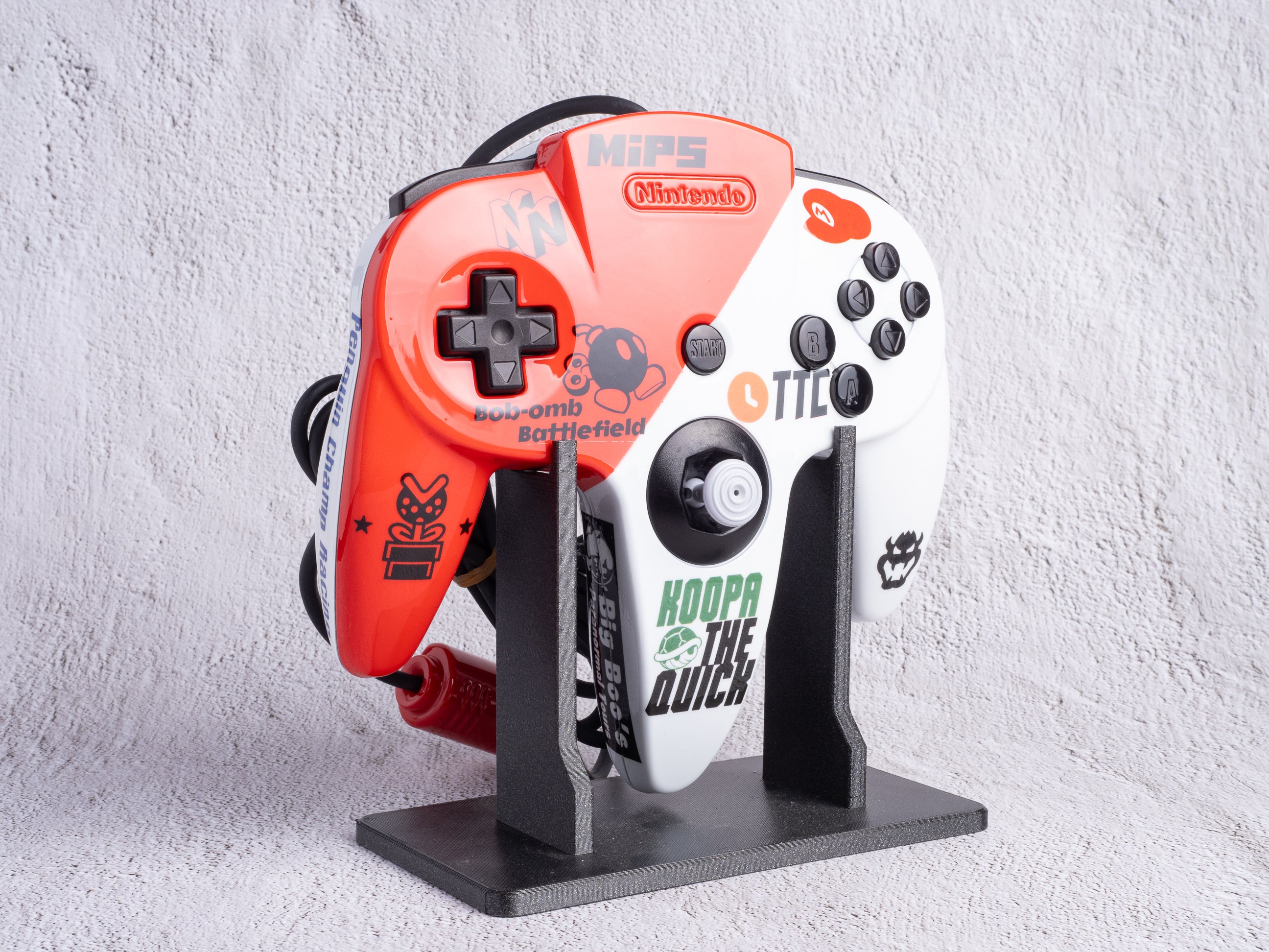 Super Mario 64 - Custom Painted Nintendo 64 Controller (OEM)
