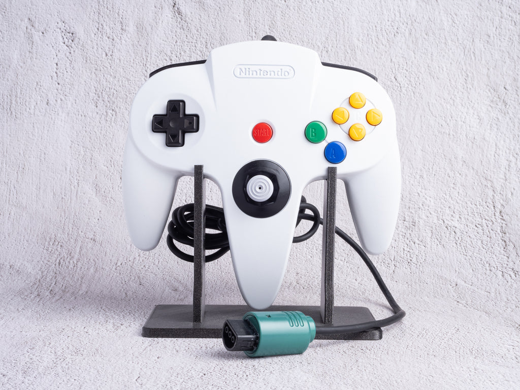 White x Emerald - Custom Painted Nintendo 64 Controller