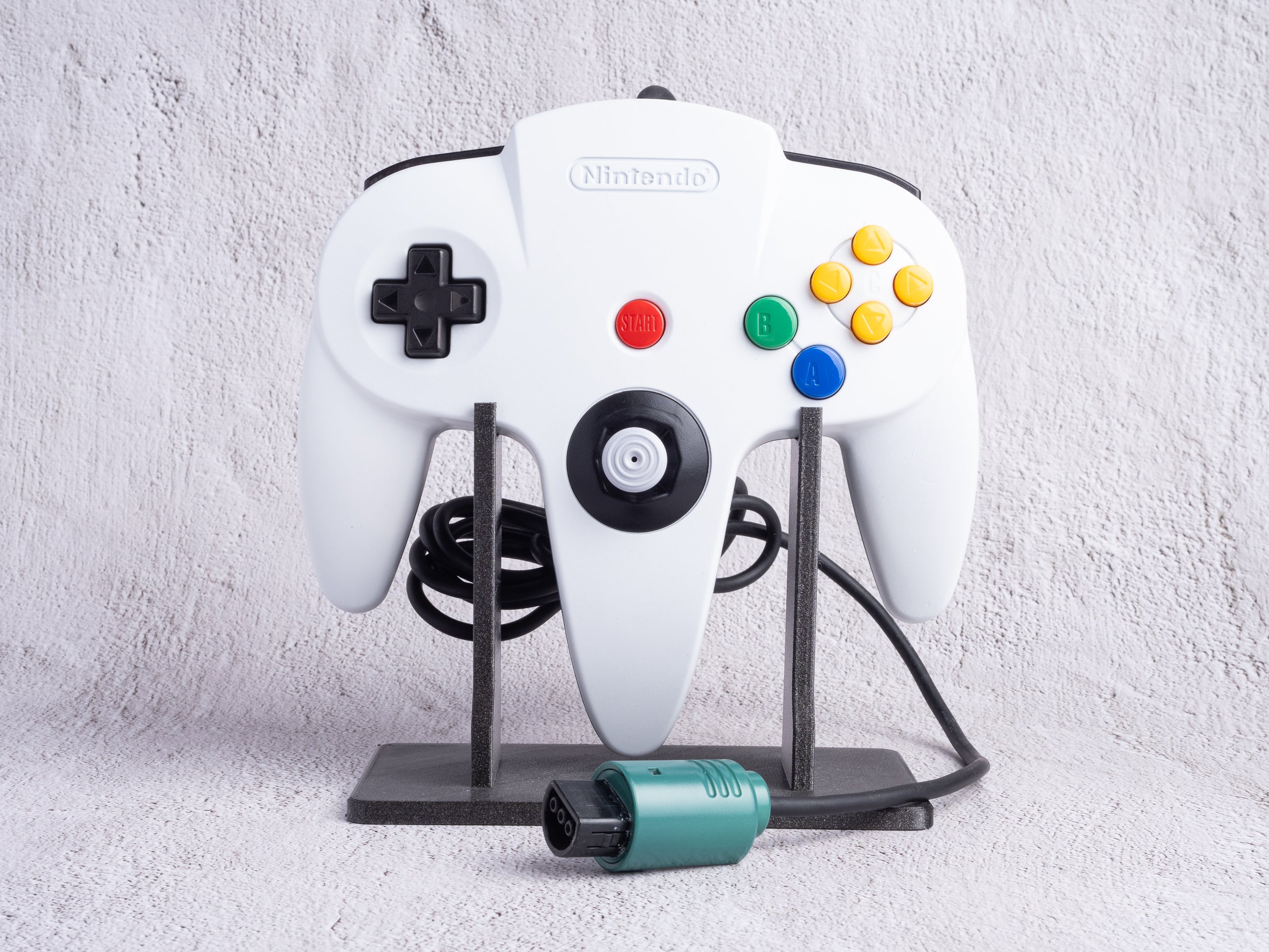 White x Emerald - Custom Painted Nintendo 64 Controller