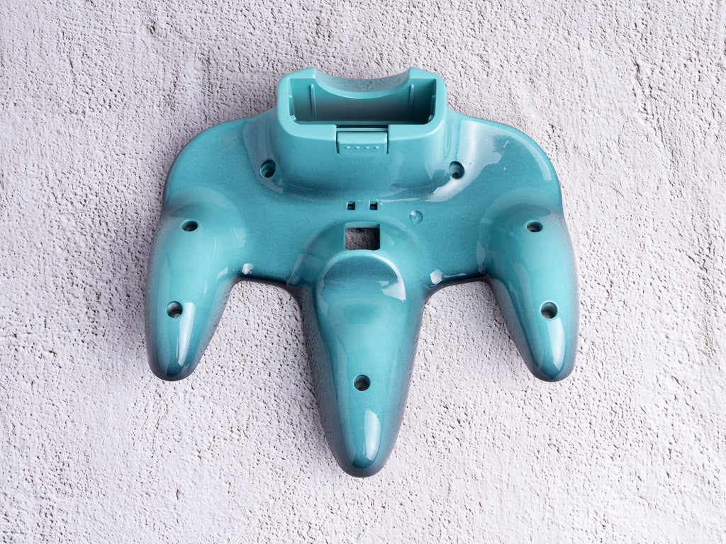 Emerald Gradient (Glossy) - Bottom Shell Only - Custom Painted Nintendo 64 Controller Shells