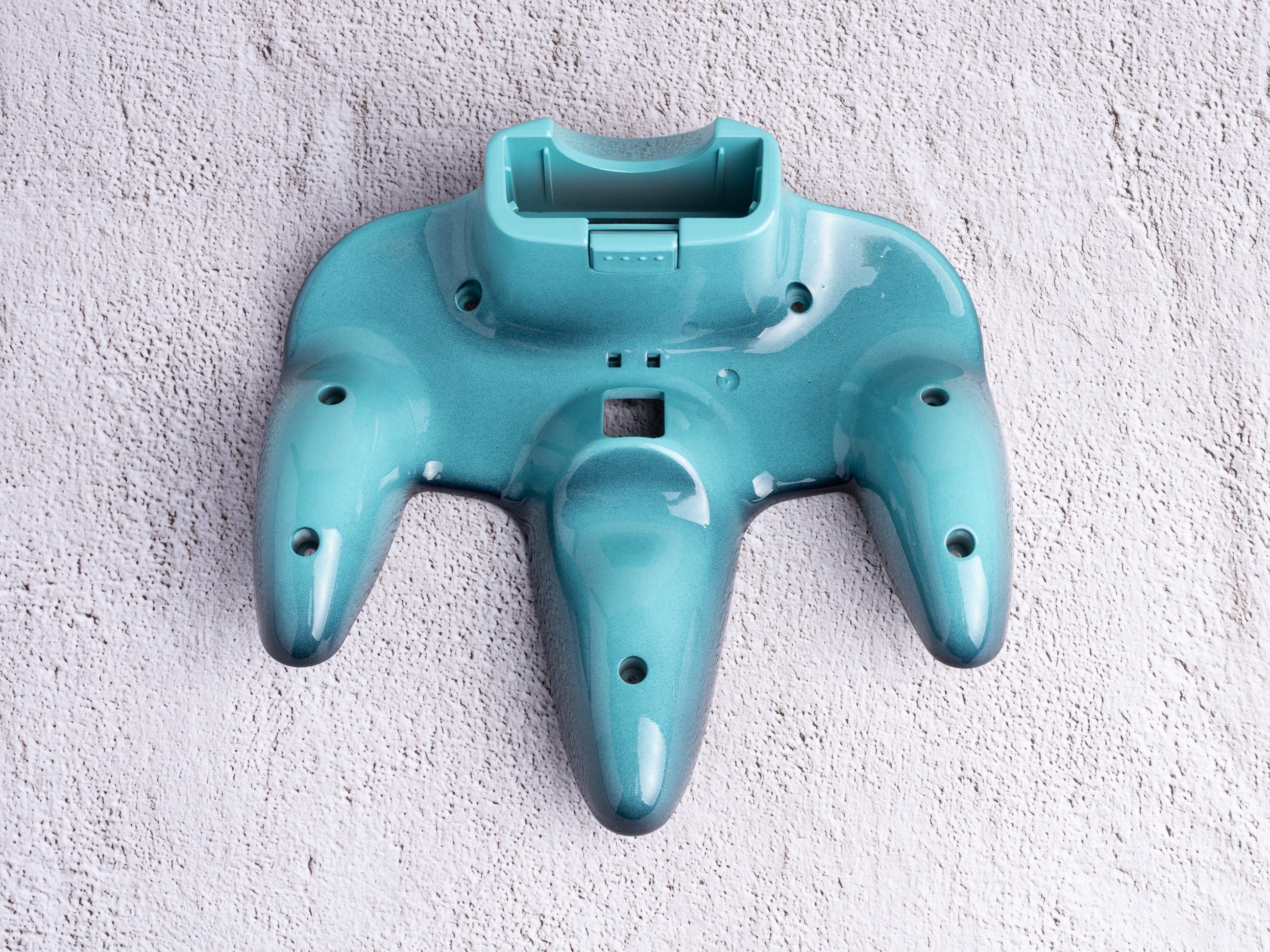 Emerald Gradient (Glossy) - Bottom Shell Only - Custom Painted Nintendo 64 Controller Shells