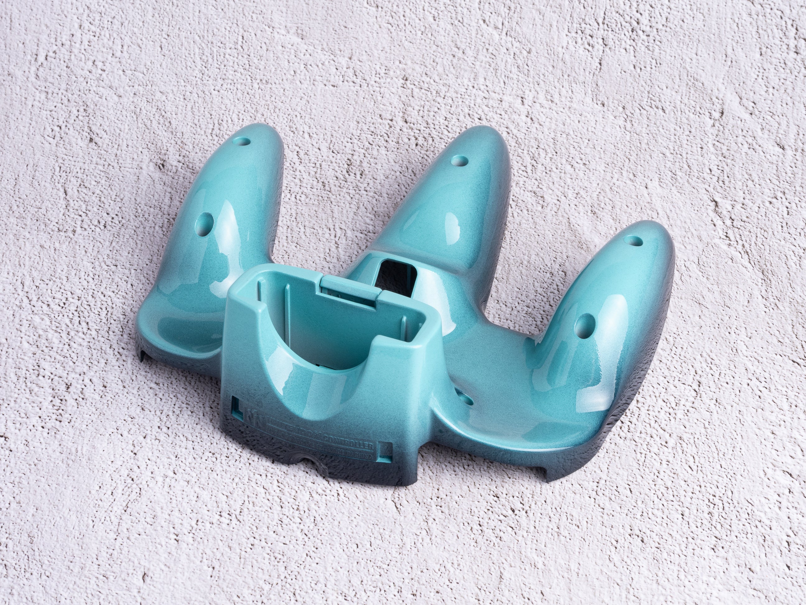 Emerald Gradient (Glossy) - Bottom Shell Only - Custom Painted Nintendo 64 Controller Shells