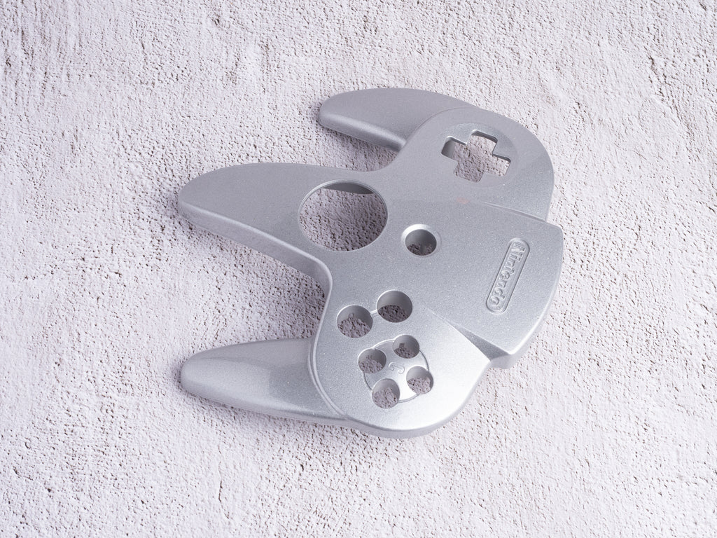 Silver Sparkle (Glossy) - Top Shell Only - Custom Painted Nintendo 64 Controller Shells
