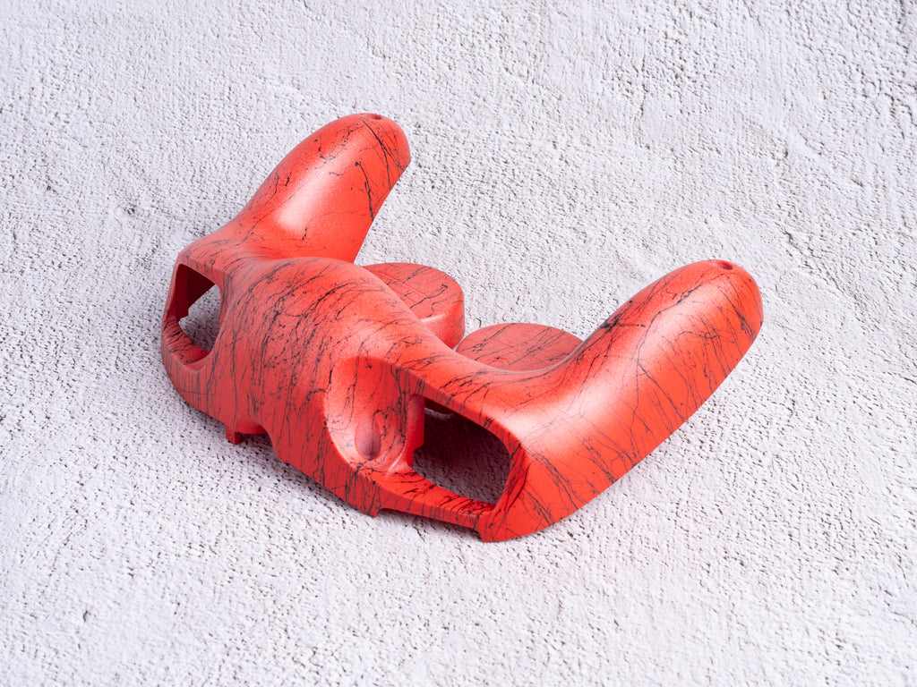 GameCube Bottom Shell - Red (Matte)