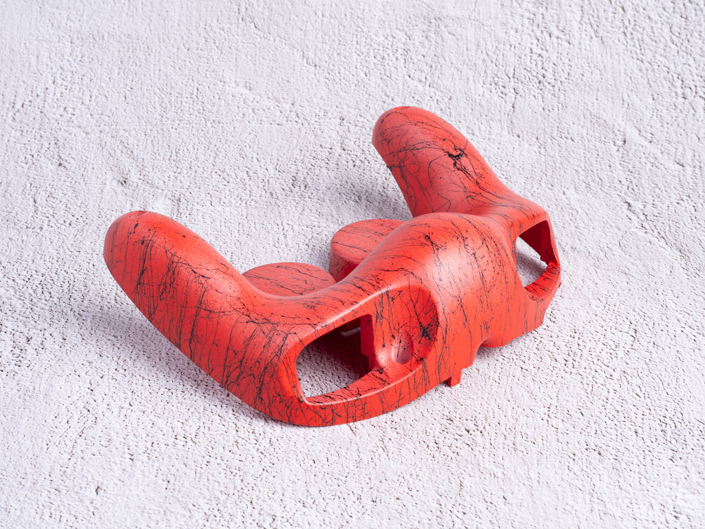 GameCube Bottom Shell - Red (Matte)