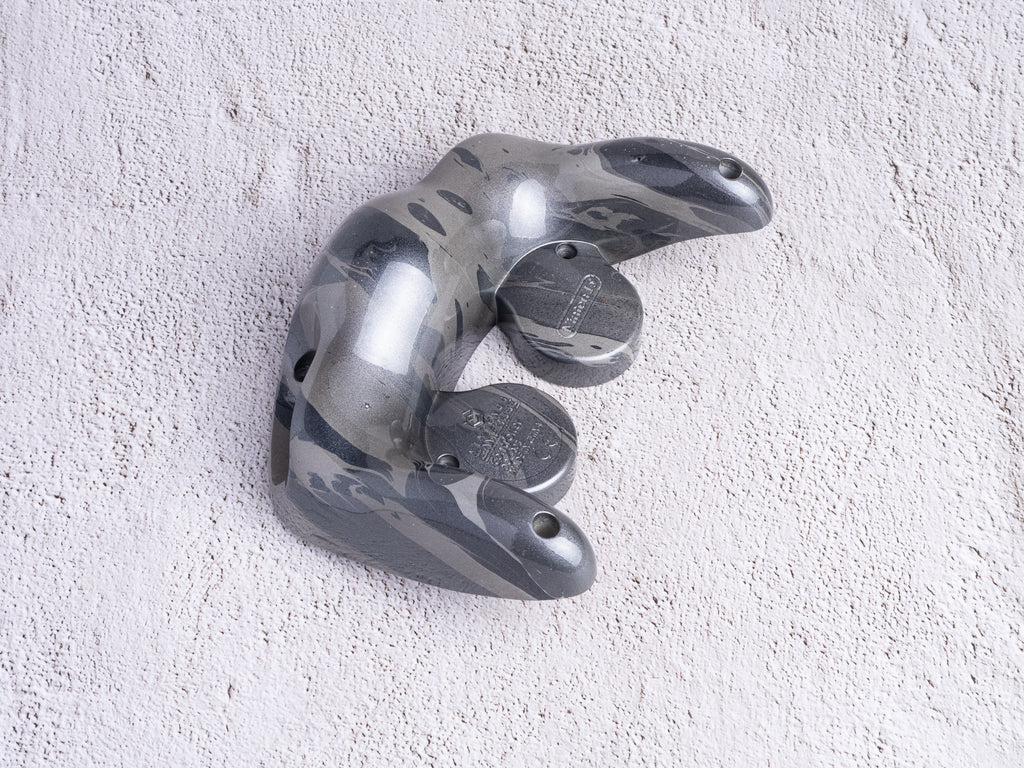 GameCube Bottom Shell - Silver Marble (Glossy)