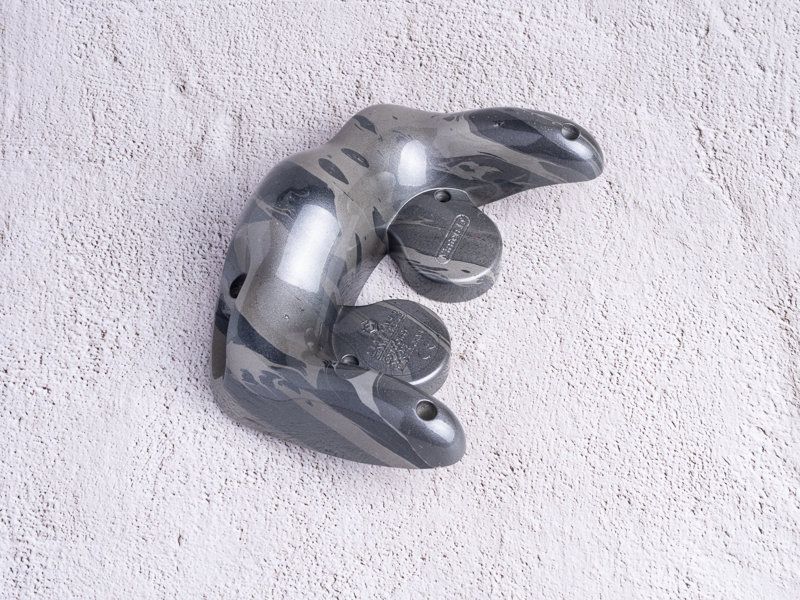 GameCube Bottom Shell - Silver Marble (Glossy)