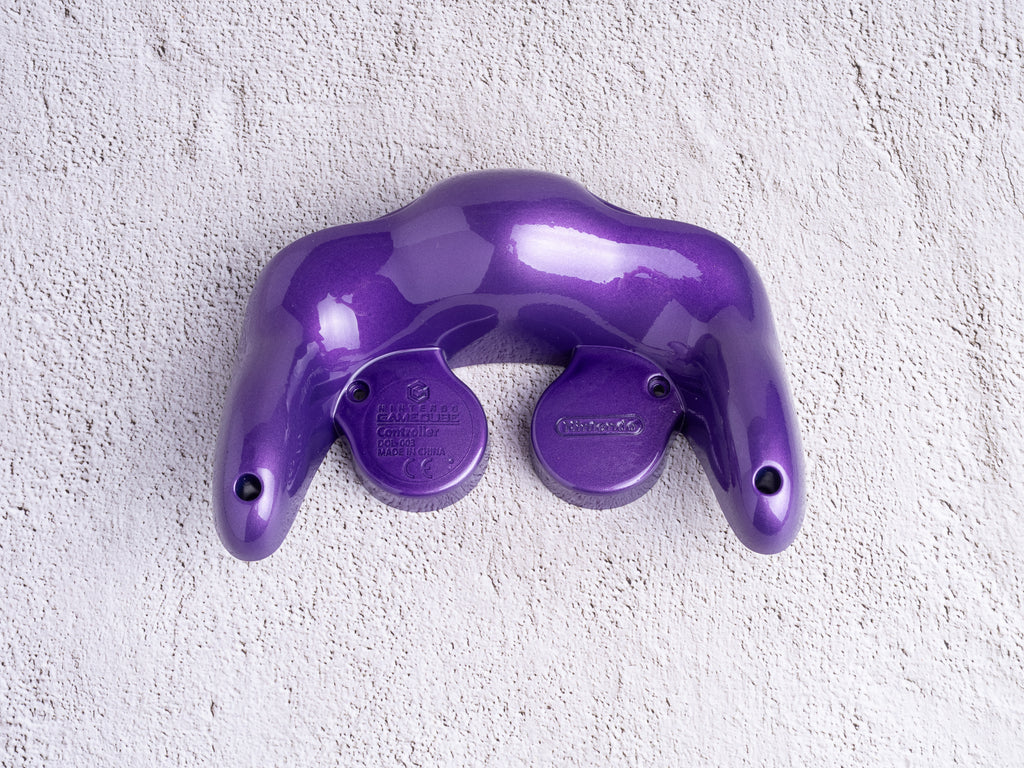 GameCube Bottom Shell - Plum (Glossy)