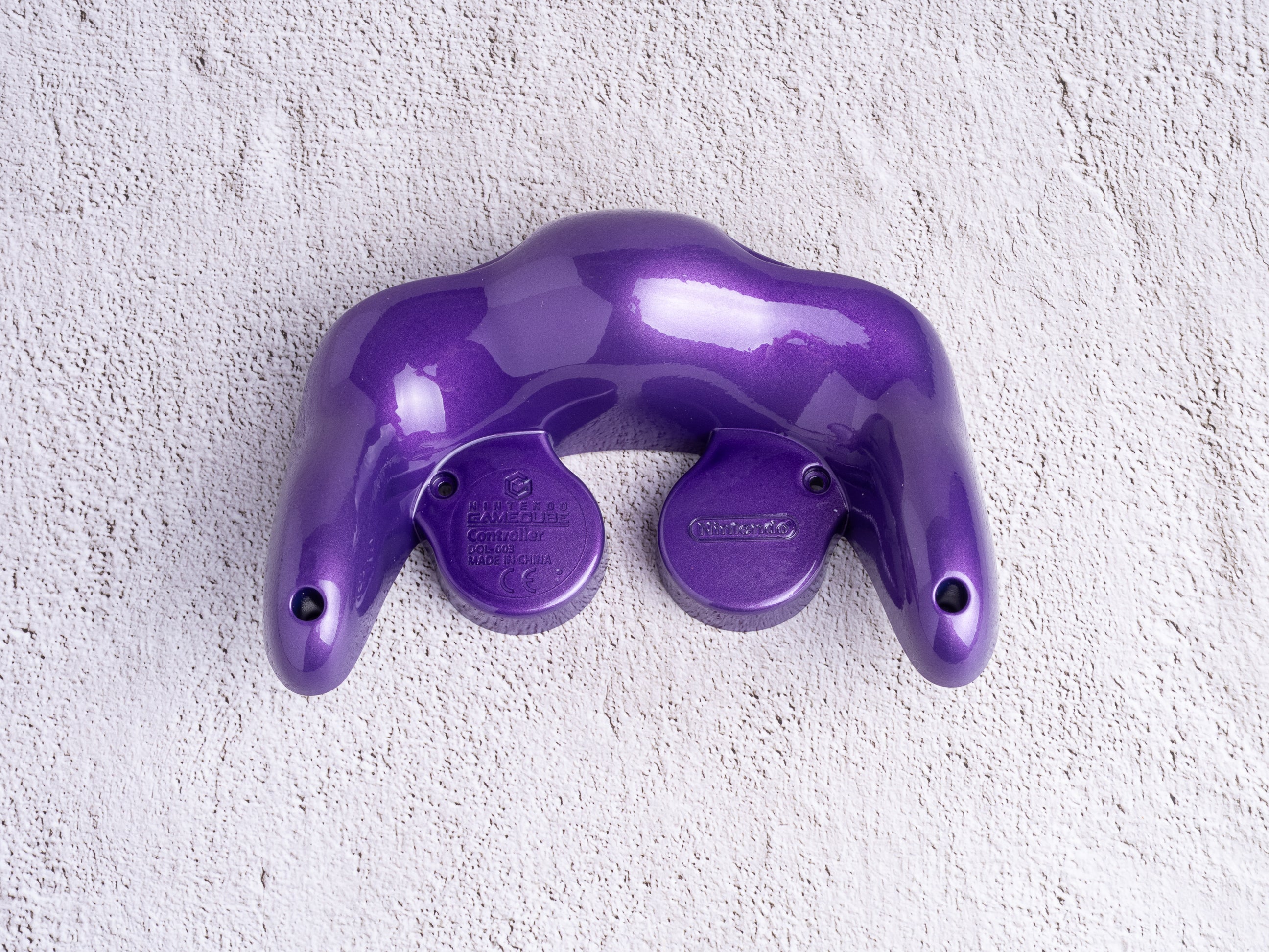 GameCube Bottom Shell - Plum (Glossy)