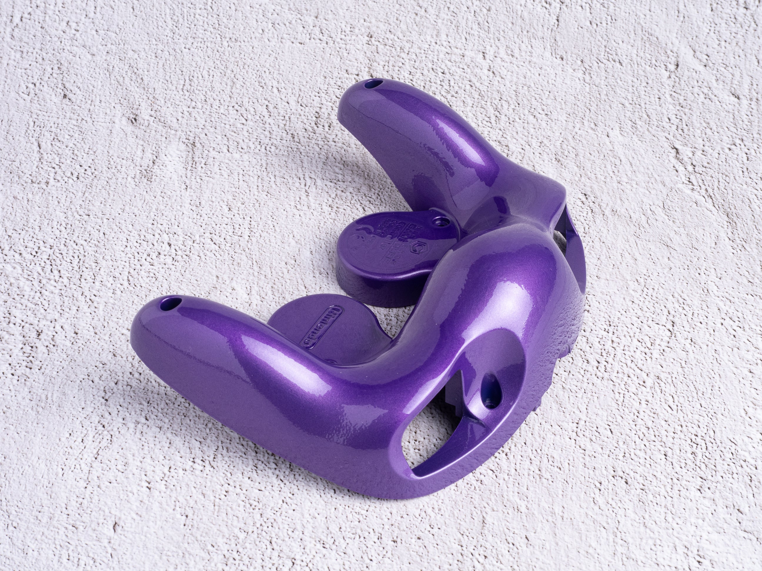 GameCube Bottom Shell - Plum (Glossy)