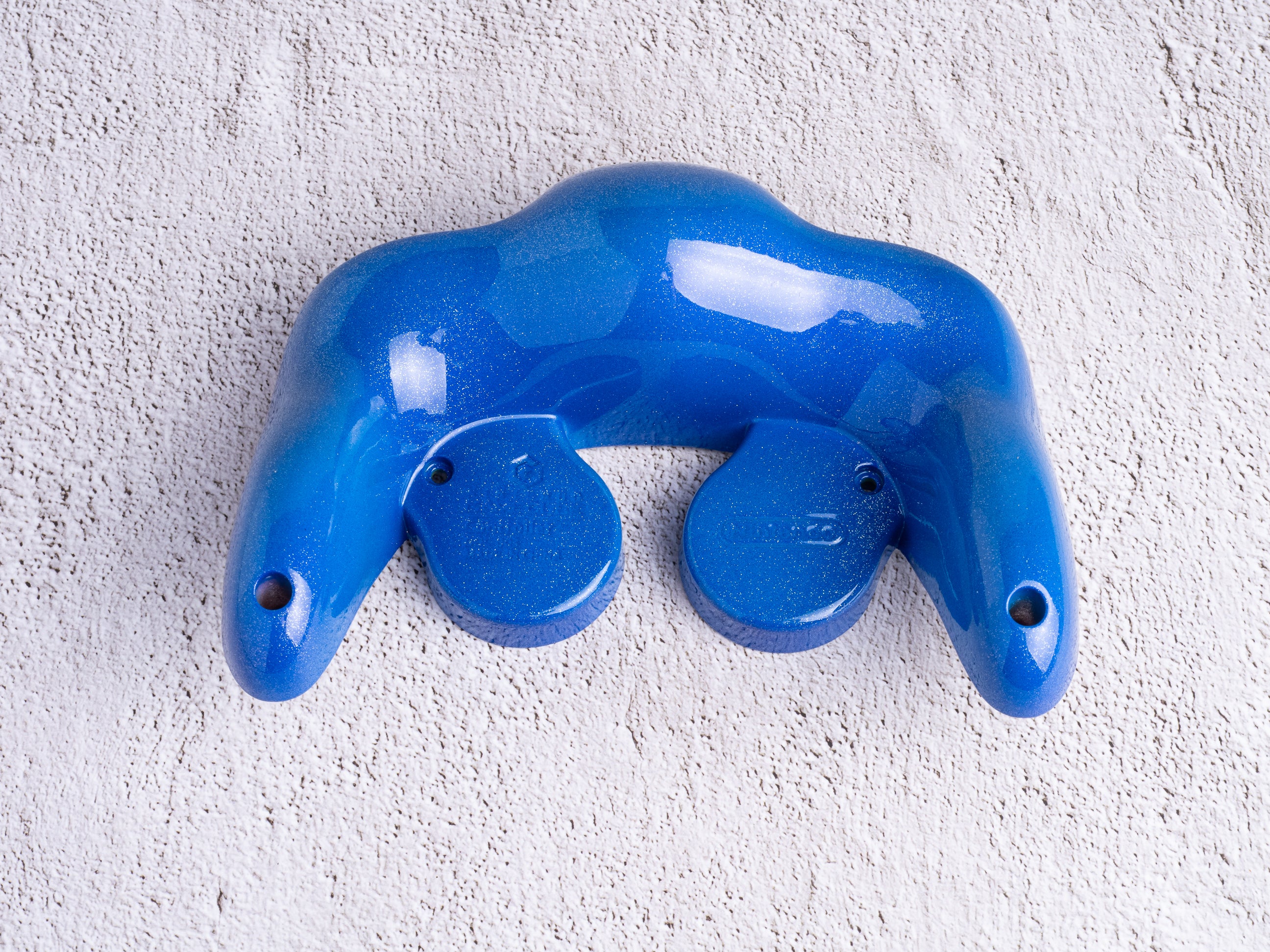 GameCube Bottom Shell - Sparkly Blue (Glossy)