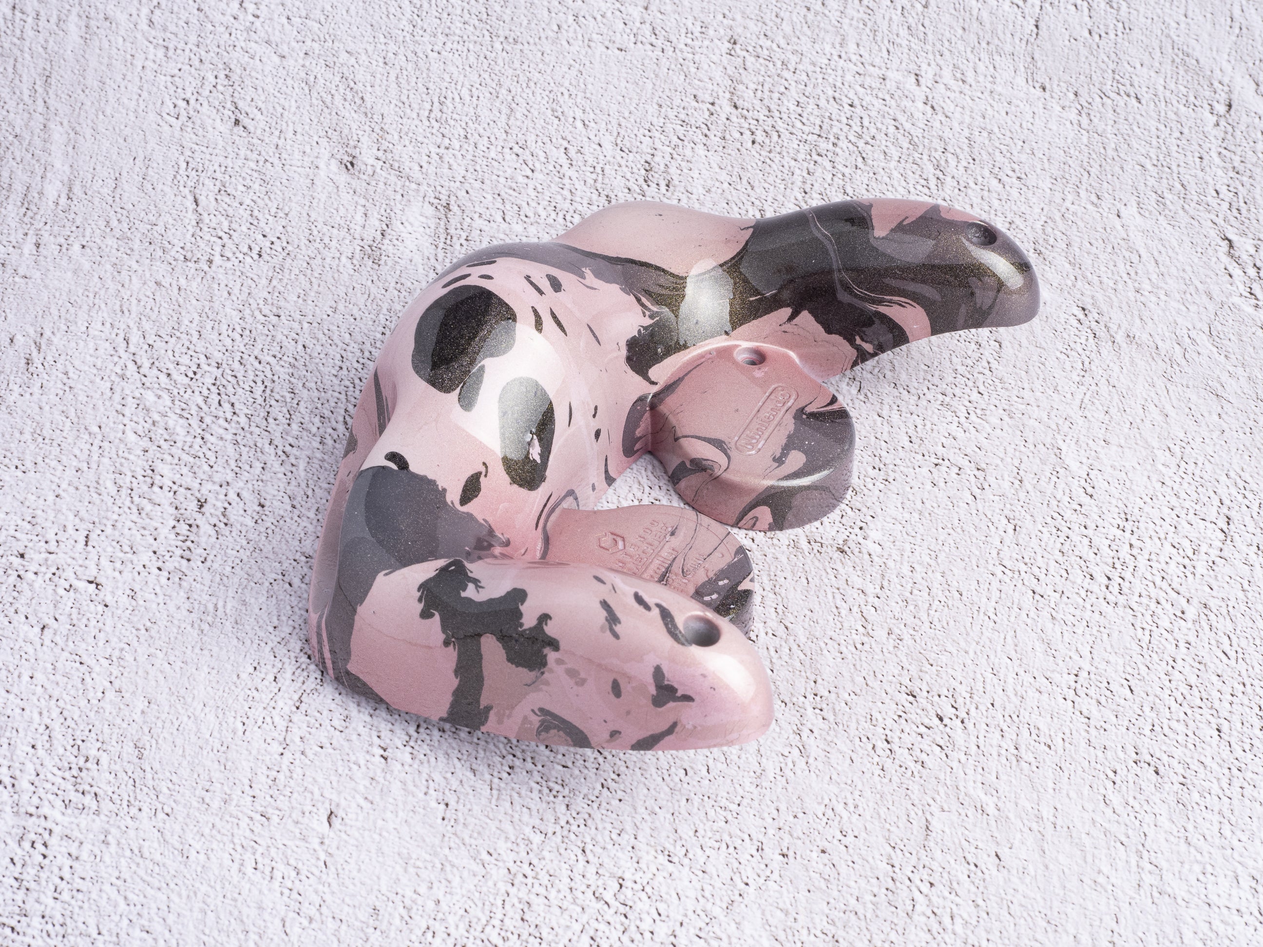 GameCube Bottom Shell - Coffee Marble (Glossy)
