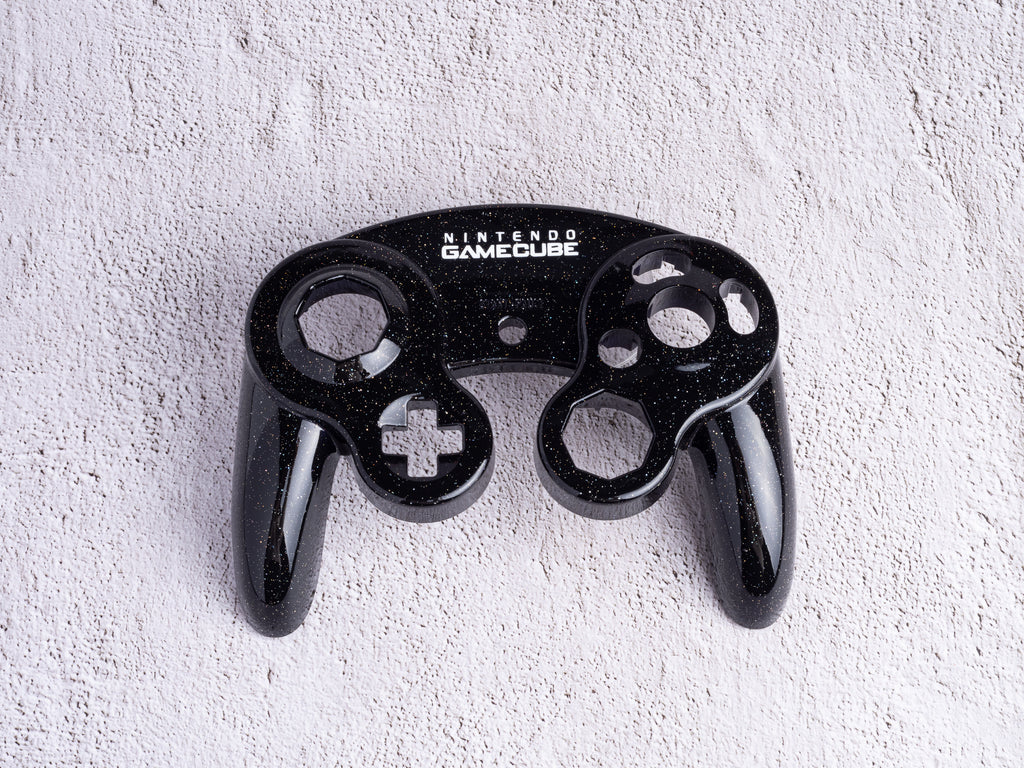 GameCube Top Shell - Galaxy Black (Glossy)