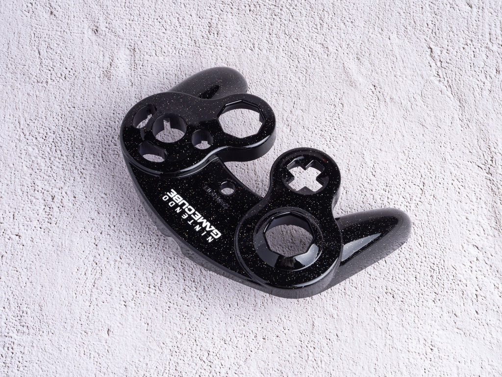 GameCube Top Shell - Galaxy Black (Glossy)