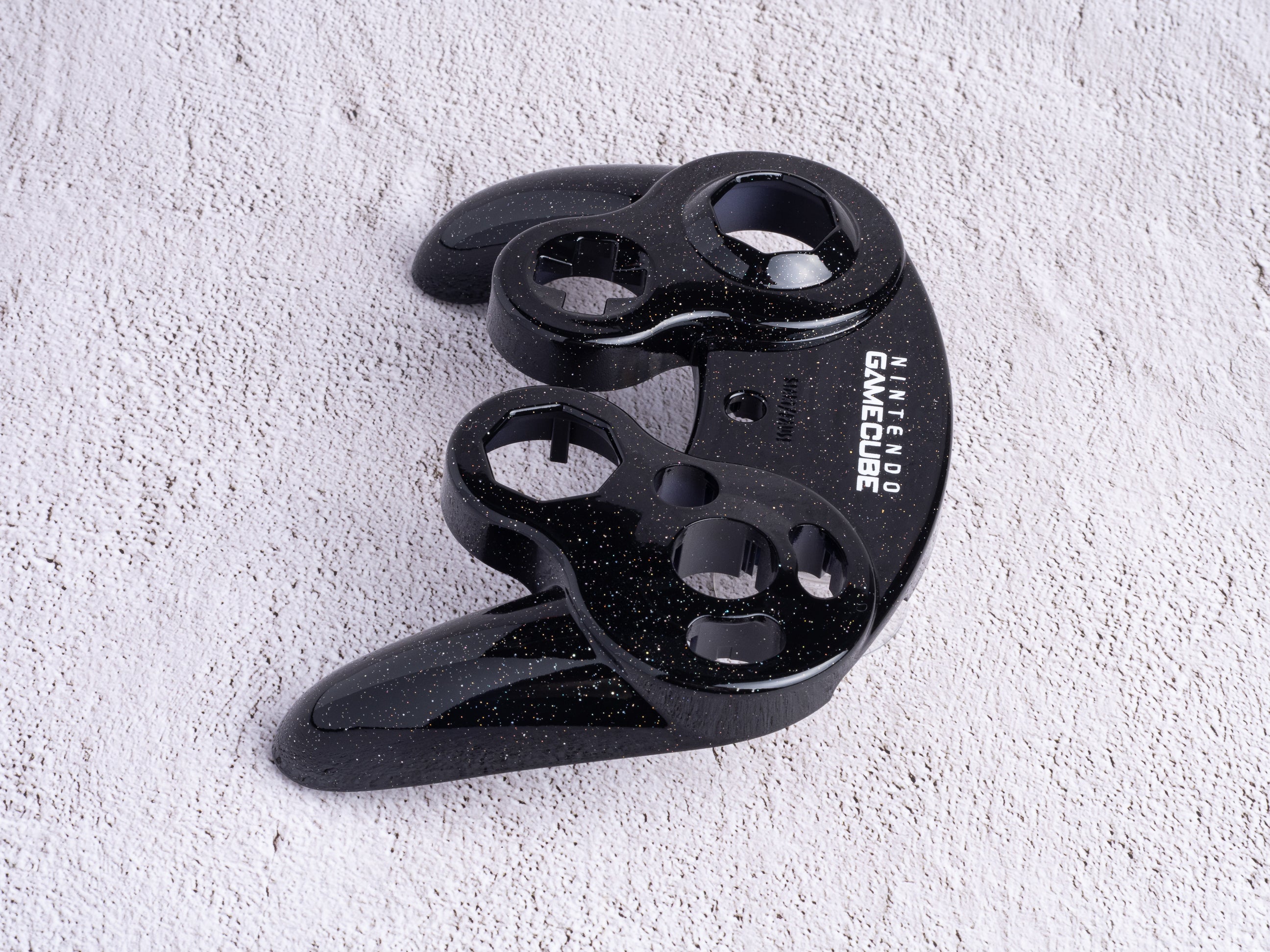 GameCube Top Shell - Galaxy Black (Glossy)