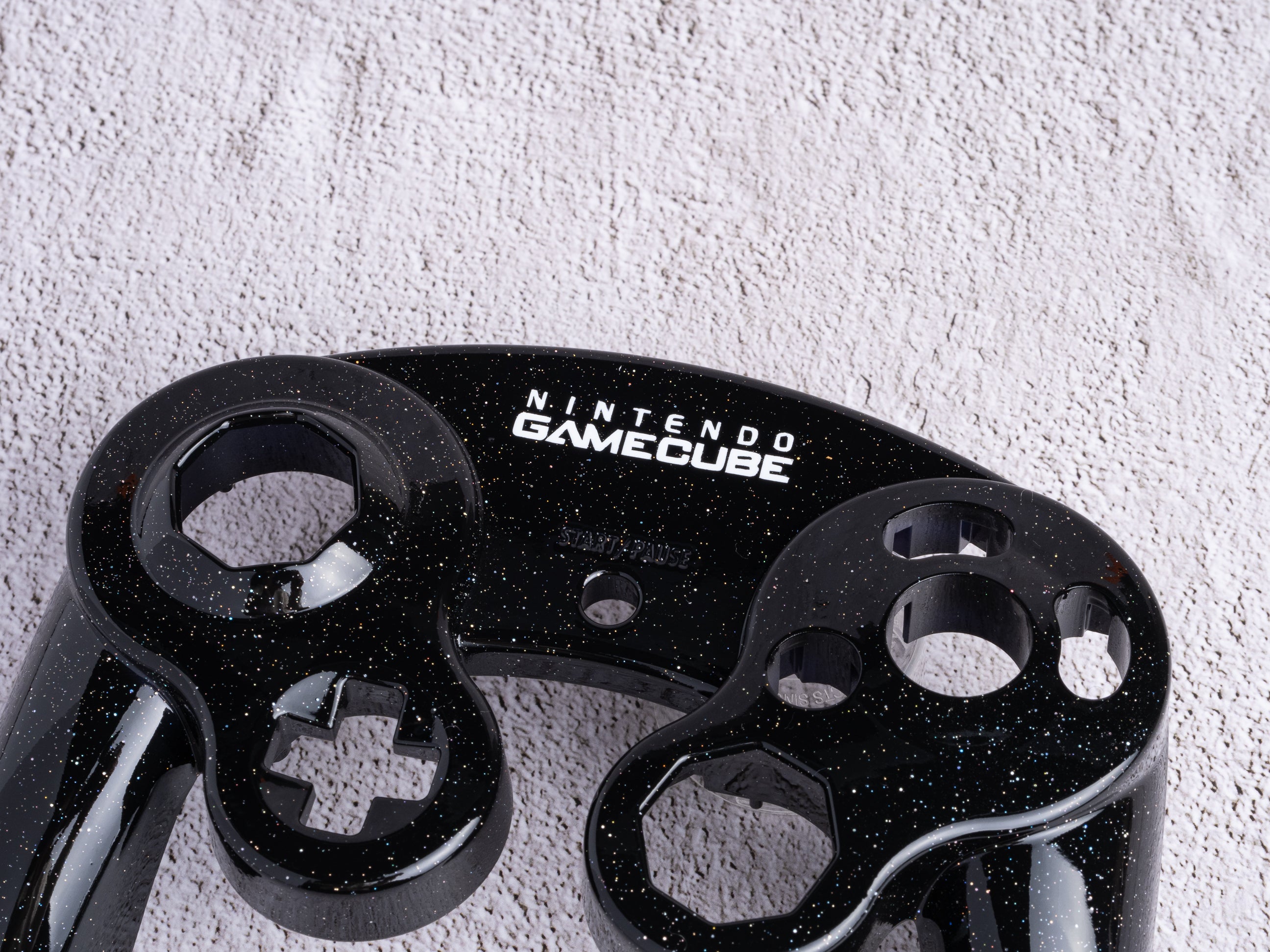 GameCube Top Shell - Galaxy Black (Glossy)