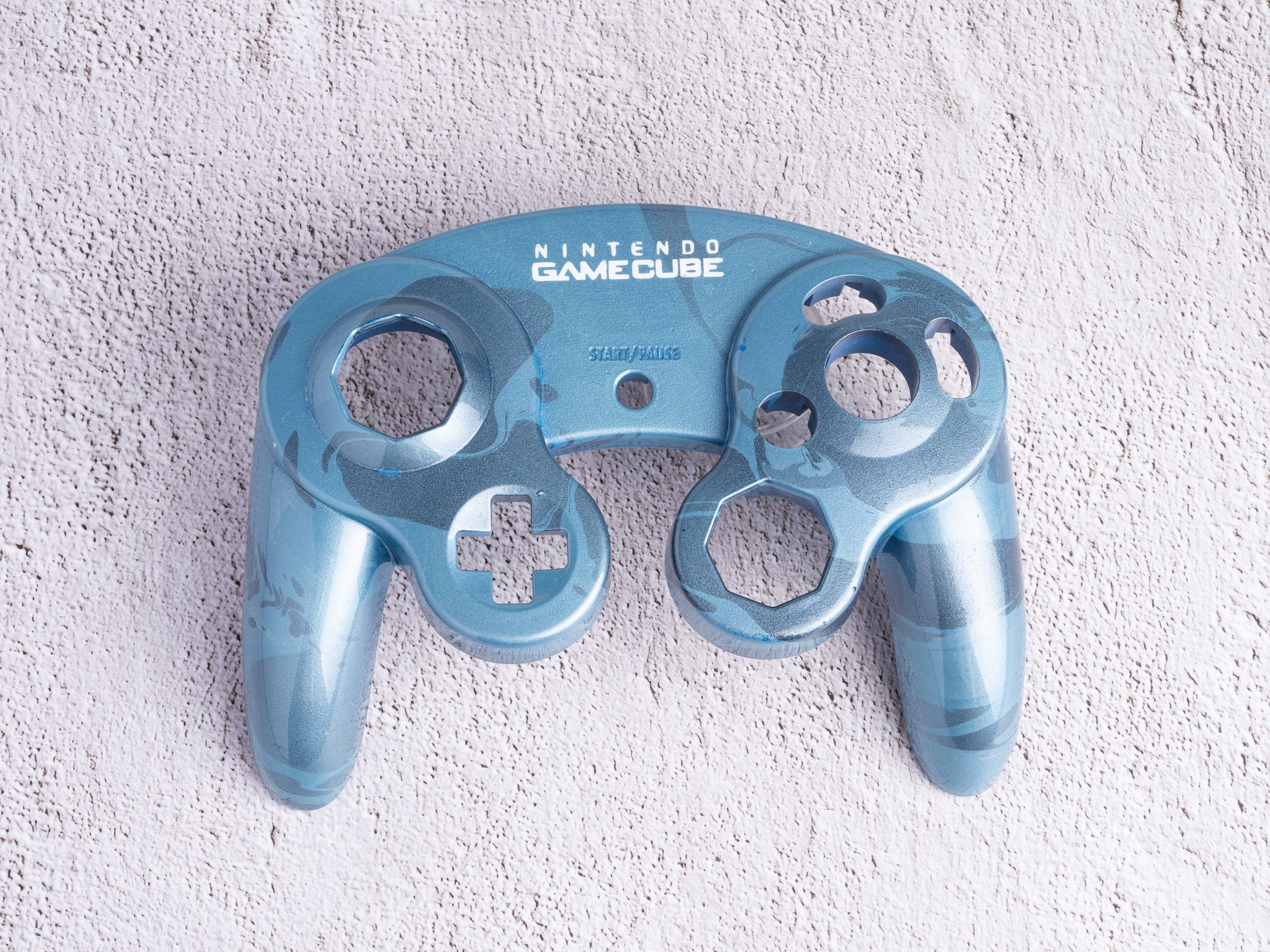 GameCube Top Shell - Blue Marble (Glossy)
