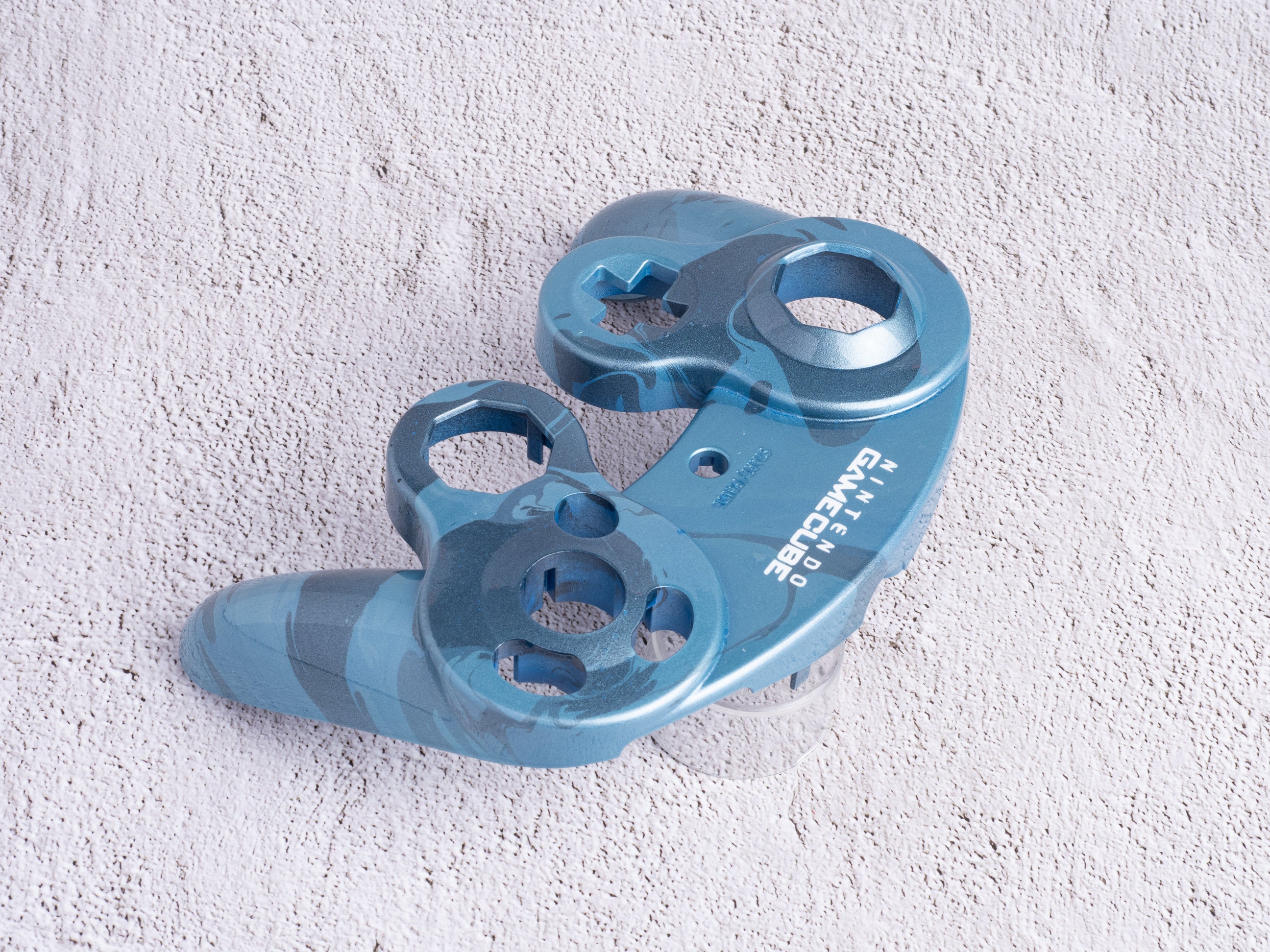 GameCube Top Shell - Blue Marble (Glossy)