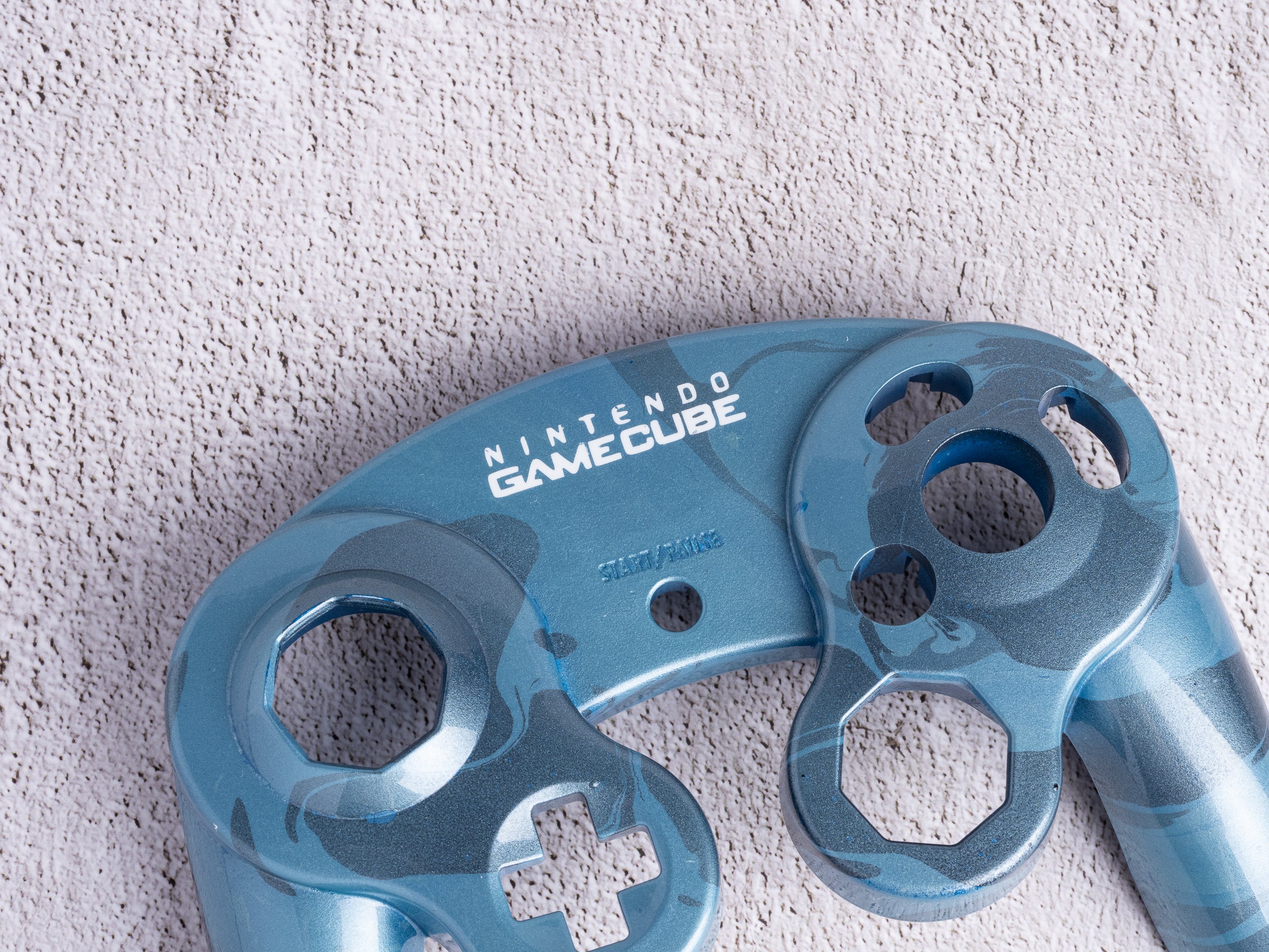 GameCube Top Shell - Blue Marble (Glossy)