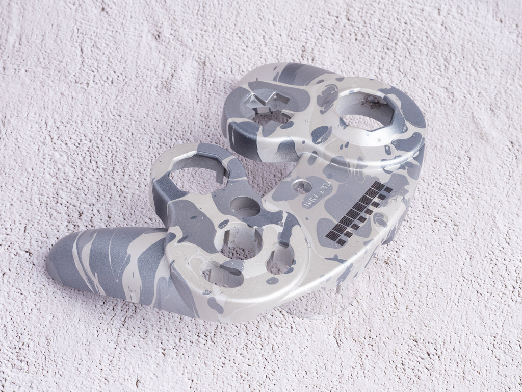 GameCube Top Shell - Grey Marble (Matte)