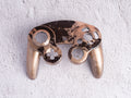 GameCube Top Shell - Bronze Marble (Glossy)