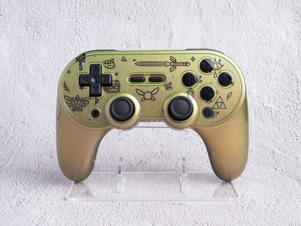 8BitDo SN30 Pro+ Controller - Custom Painted - The Legend of Zelda