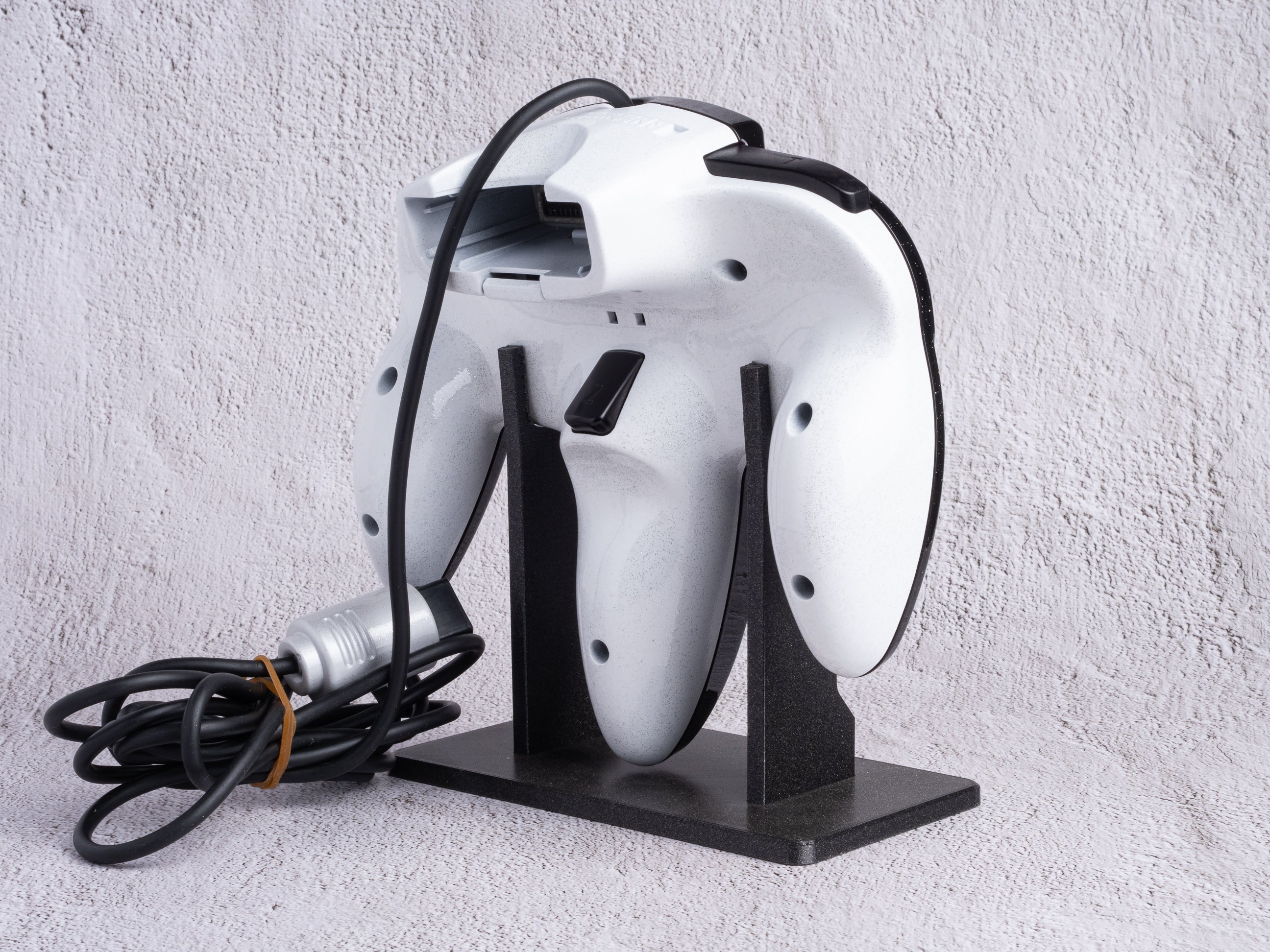 Galaxy Black x White - Custom Painted Nintendo 64 Controller