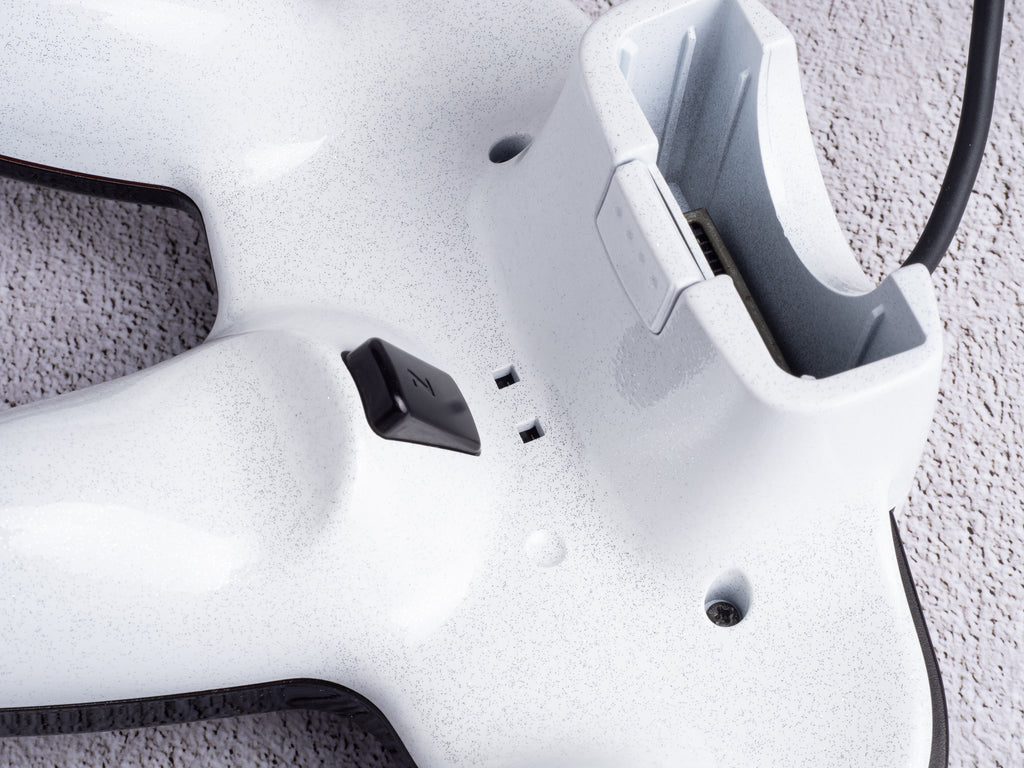 Galaxy Black x White - Custom Painted Nintendo 64 Controller