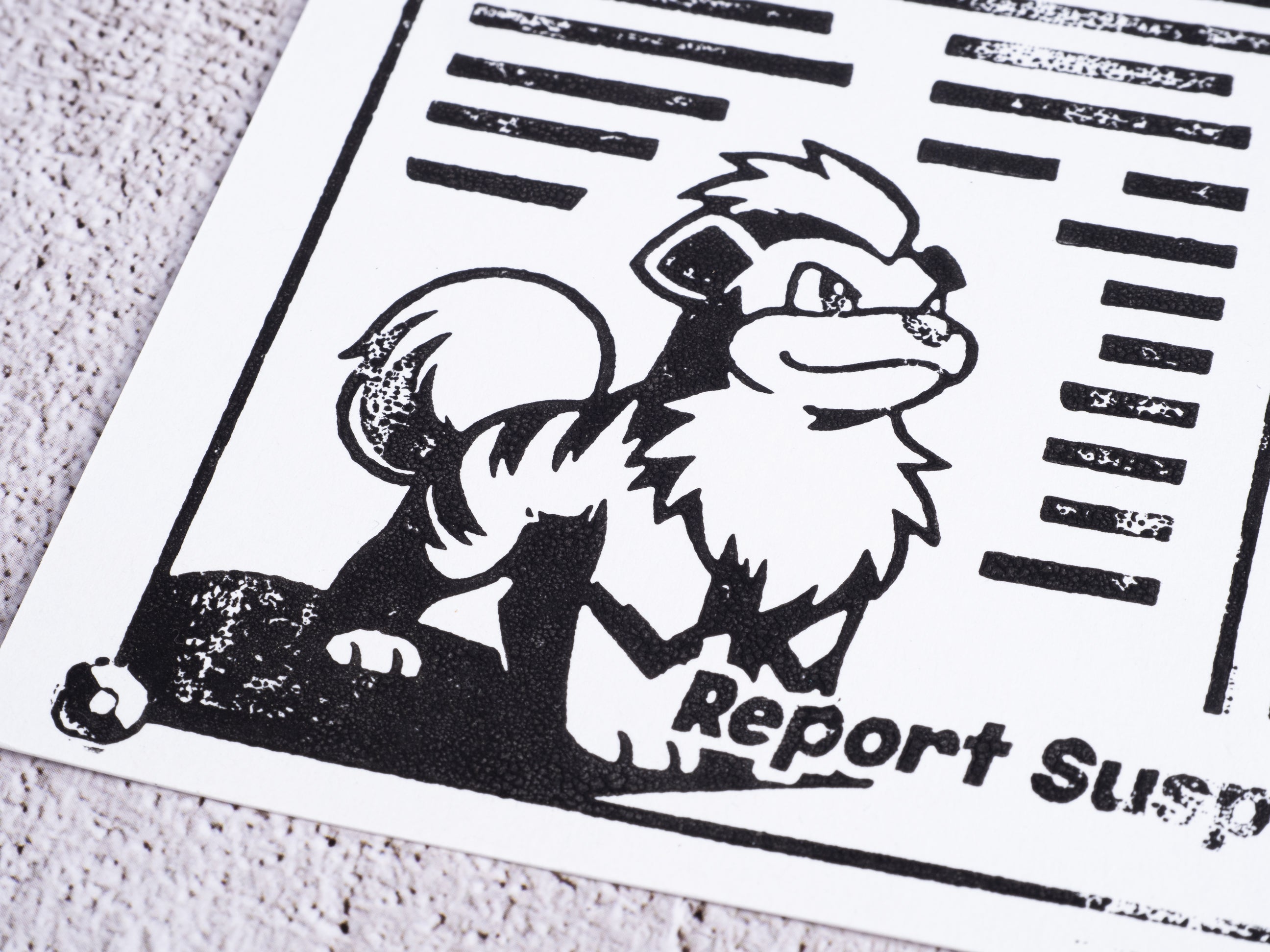 Kanto Express / Pokémon - Handmade A3 / A4 Block Print - Open Edition