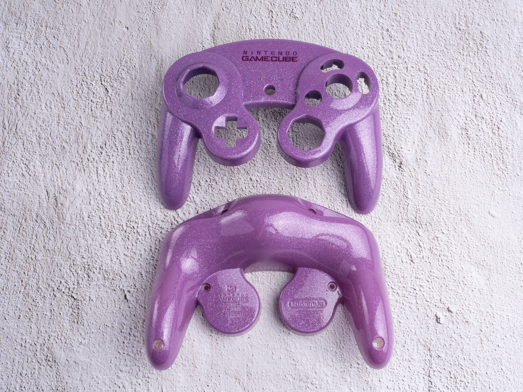 Purple Sparkle - Custom Painted GameCube Controller