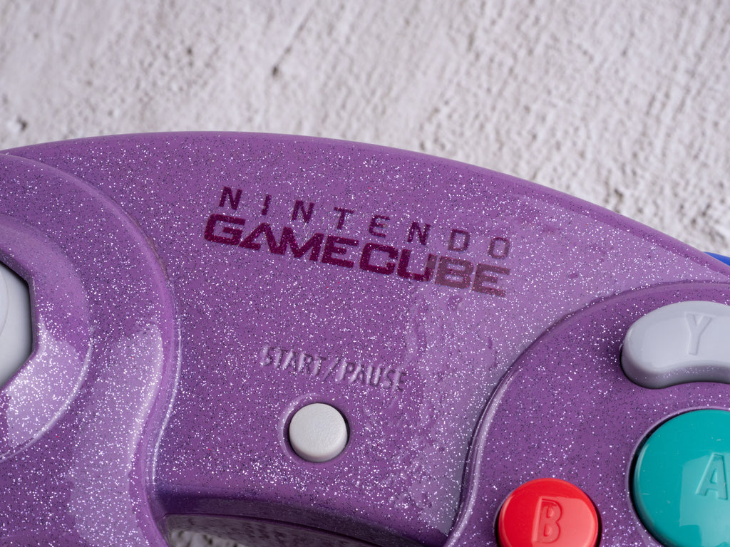 Purple Sparkle - Custom Painted GameCube Controller