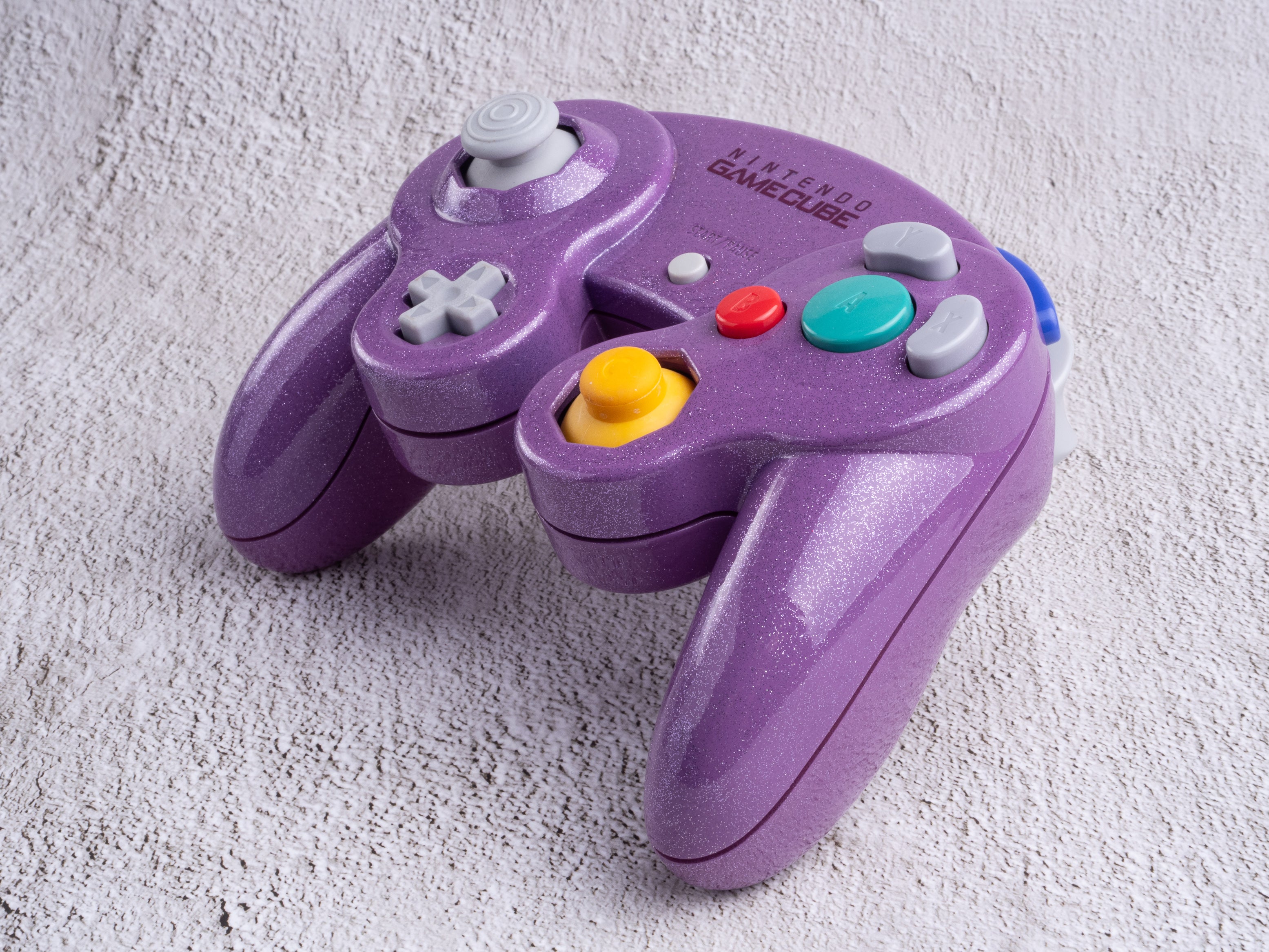 Purple Sparkle - Custom Painted GameCube Controller