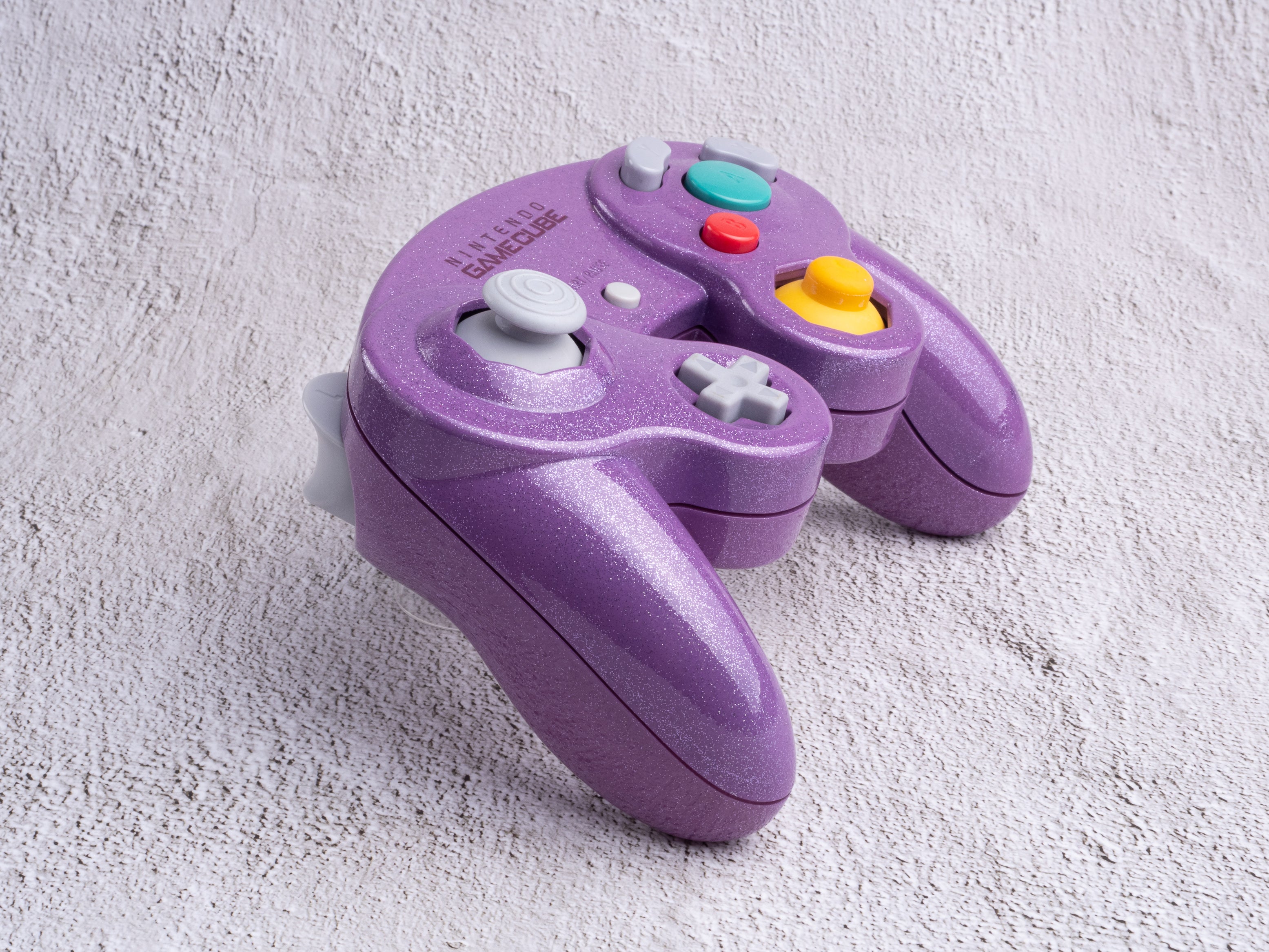 Purple Sparkle - Custom Painted GameCube Controller