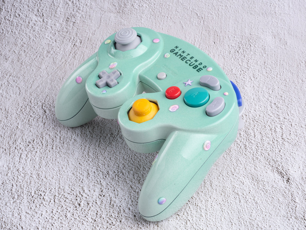 Seashells - Custom Painted GameCube Controller