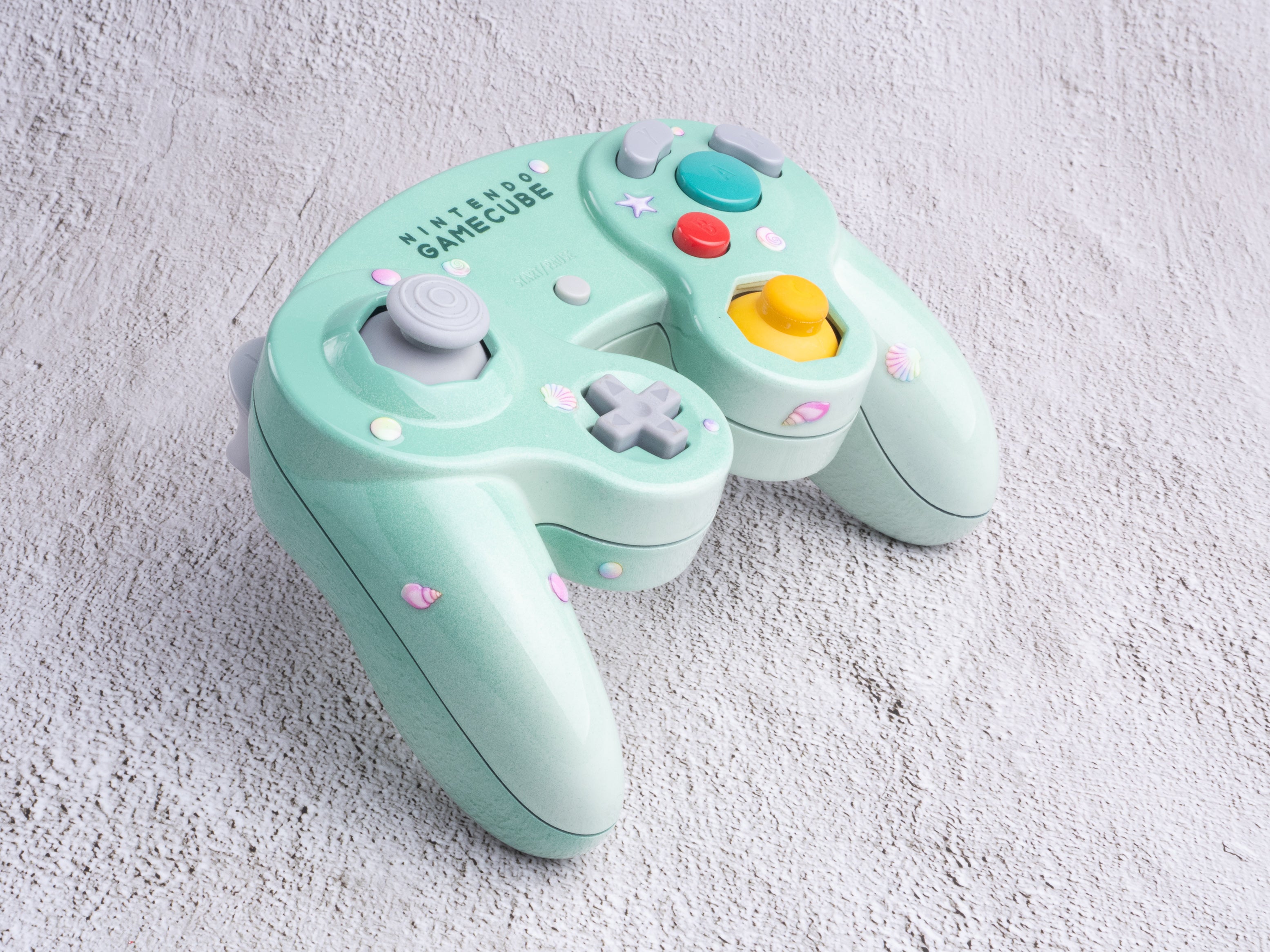 Seashells - Custom Painted GameCube Controller