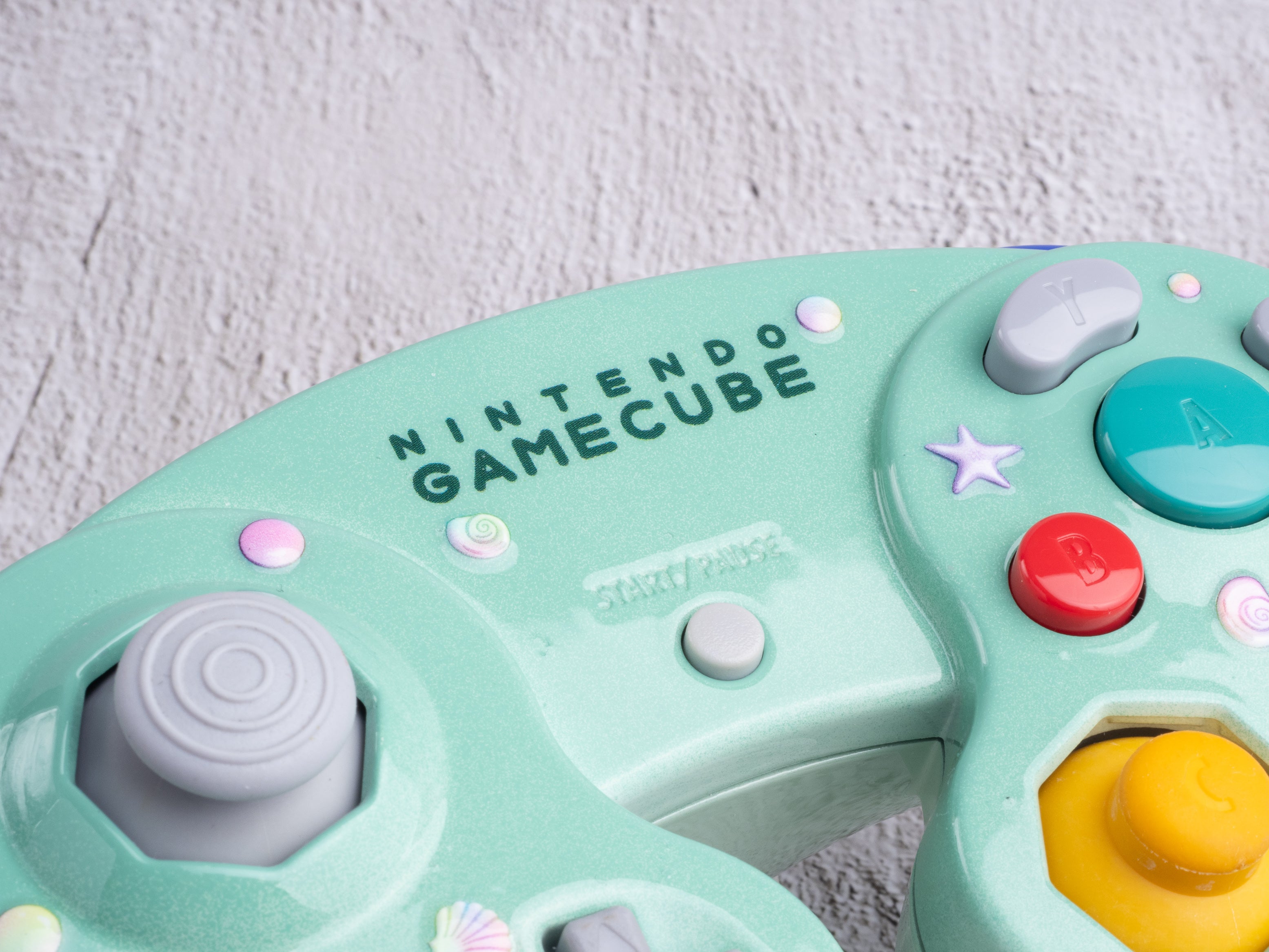 Seashells - Custom Painted GameCube Controller