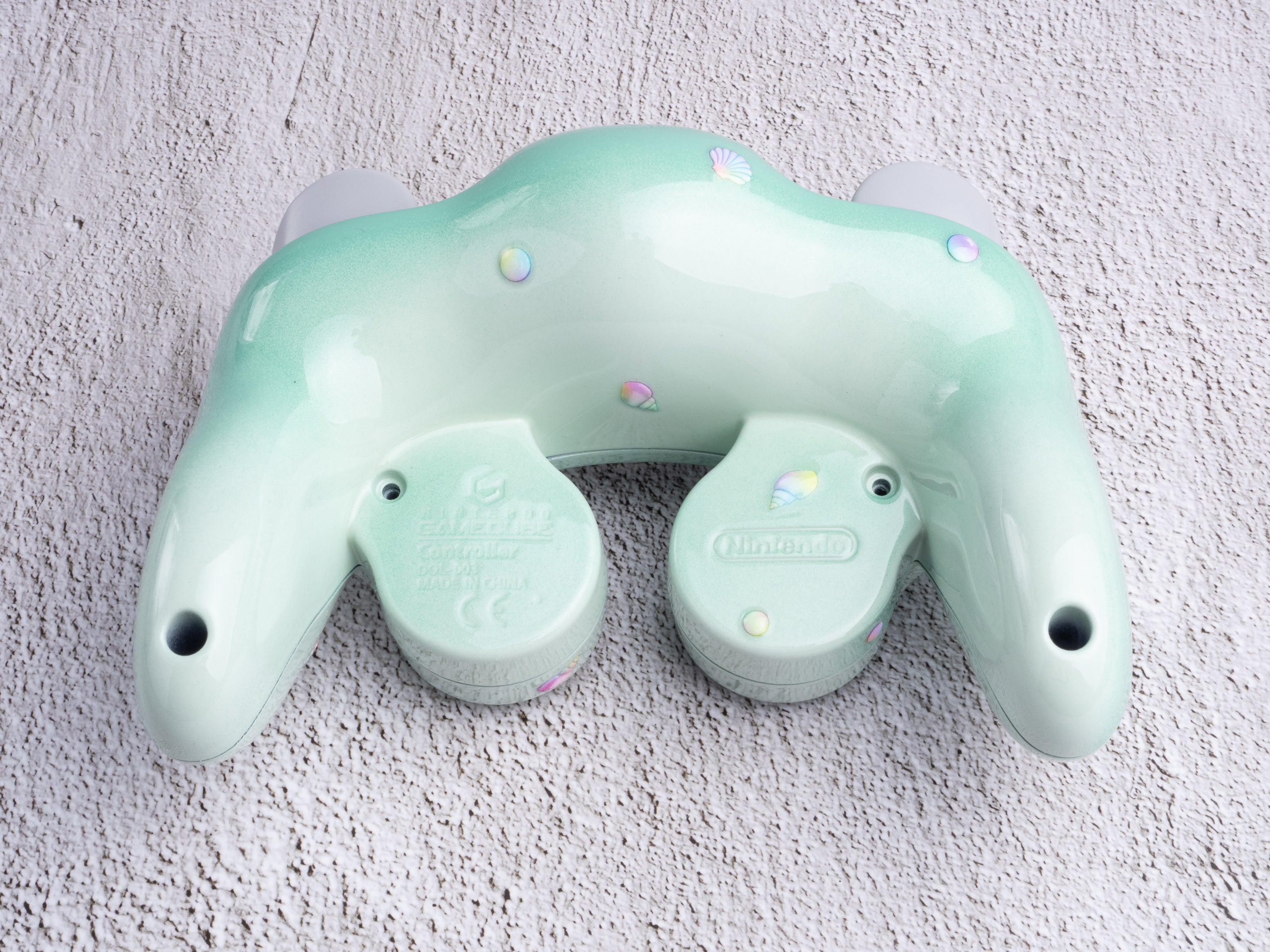 Seashells - Custom Painted GameCube Controller