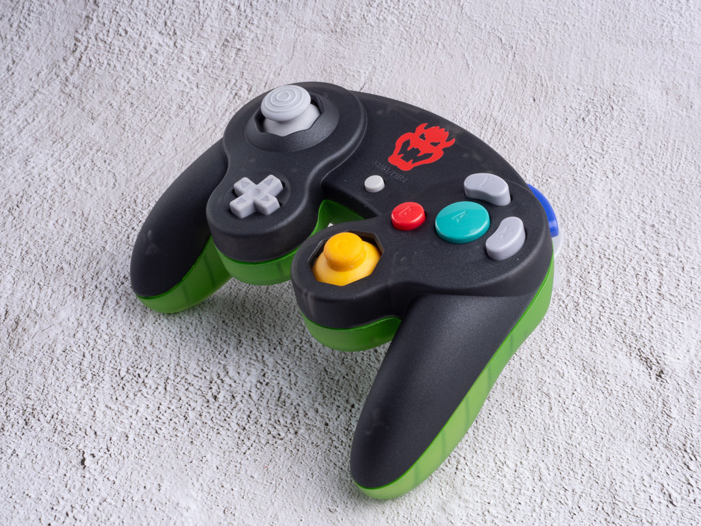 Bowser - Custom Painted GameCube Controller Shells (third party)