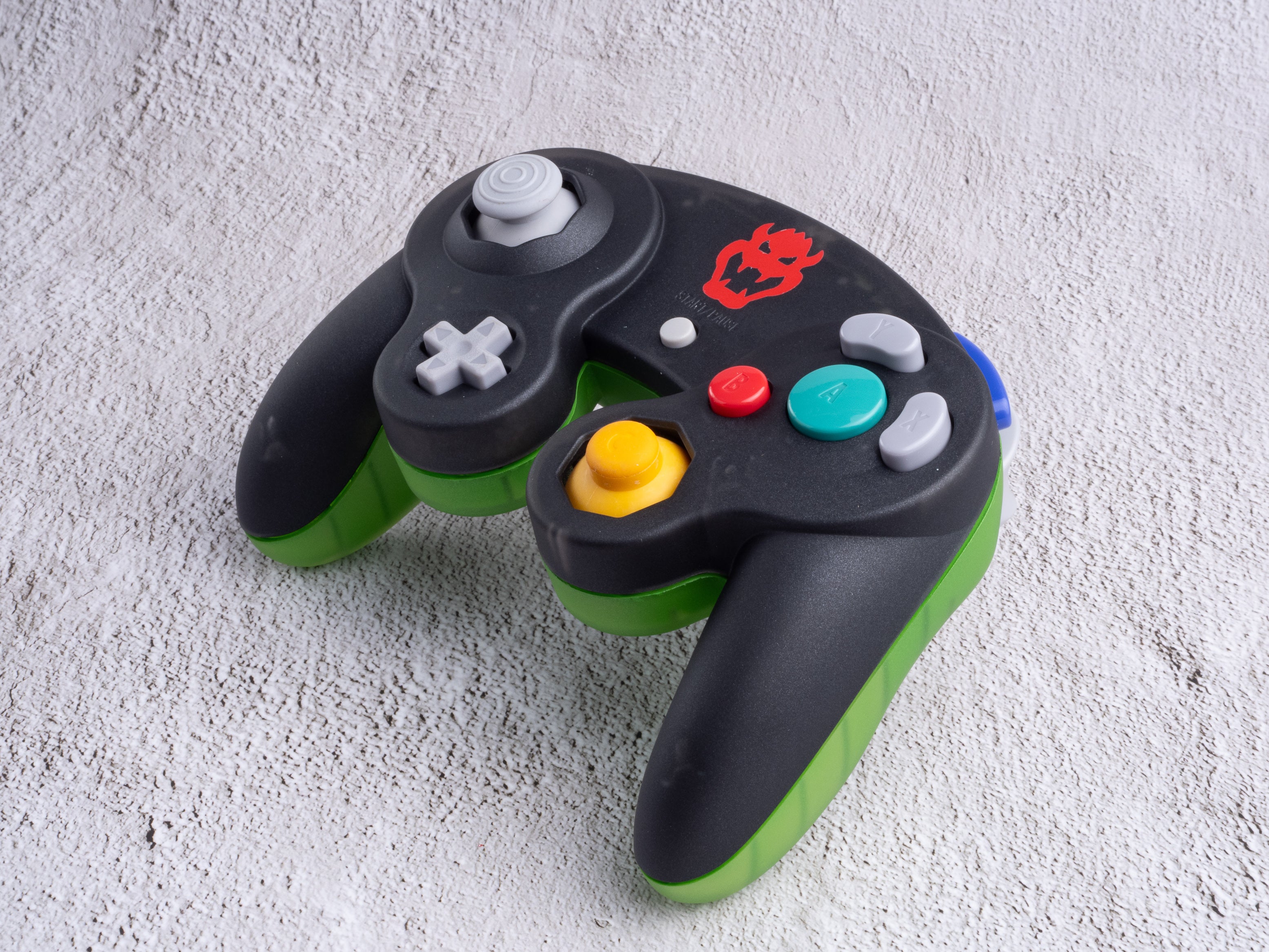 Bowser - Custom Painted GameCube Controller Shells (third party)