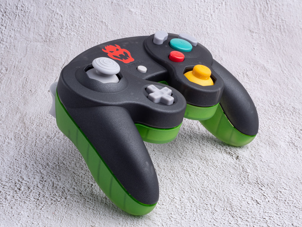 Bowser - Custom Painted GameCube Controller Shells (third party)