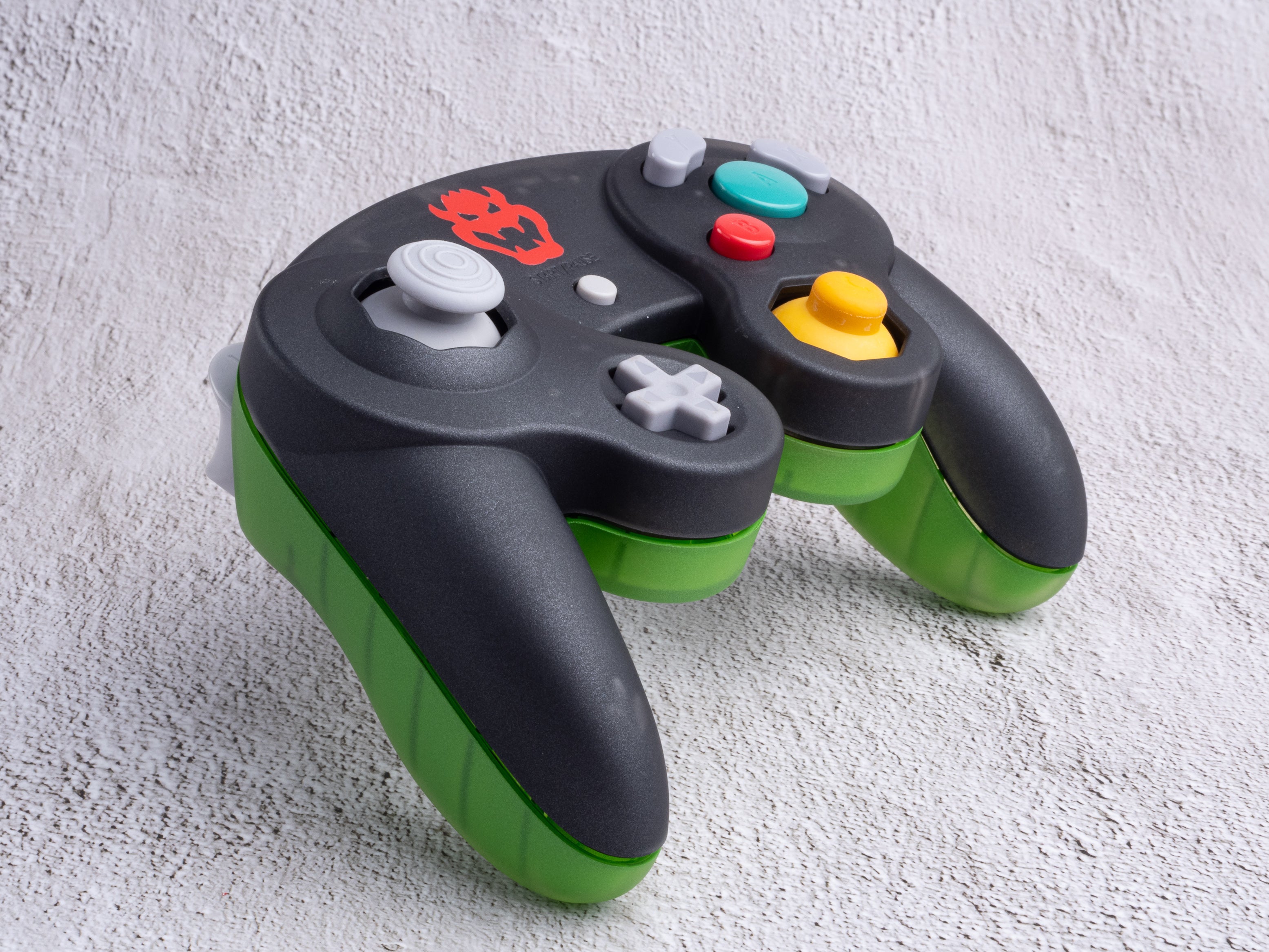 Bowser - Custom Painted GameCube Controller Shells (third party)