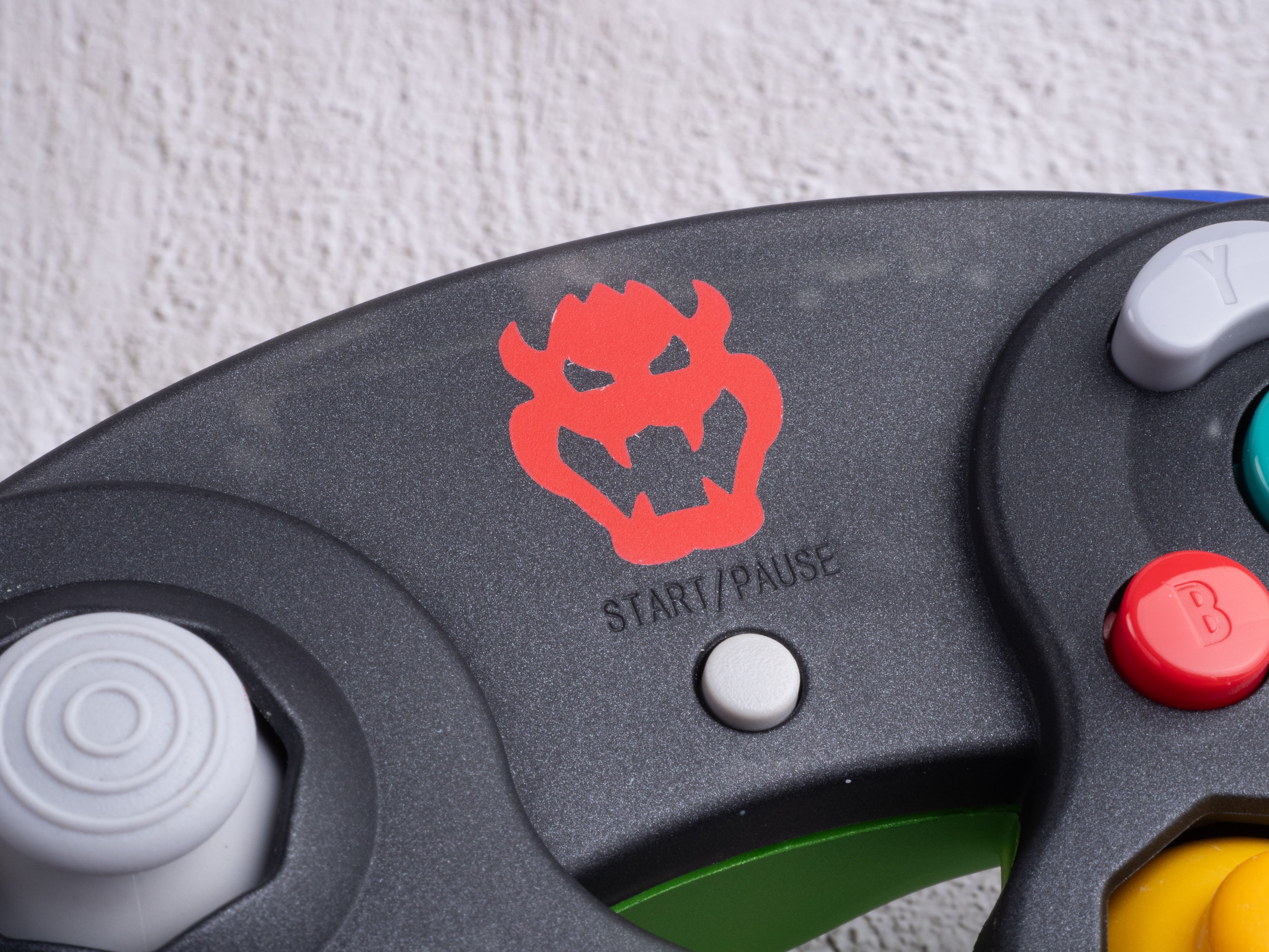 Bowser - Custom Painted GameCube Controller Shells (third party)