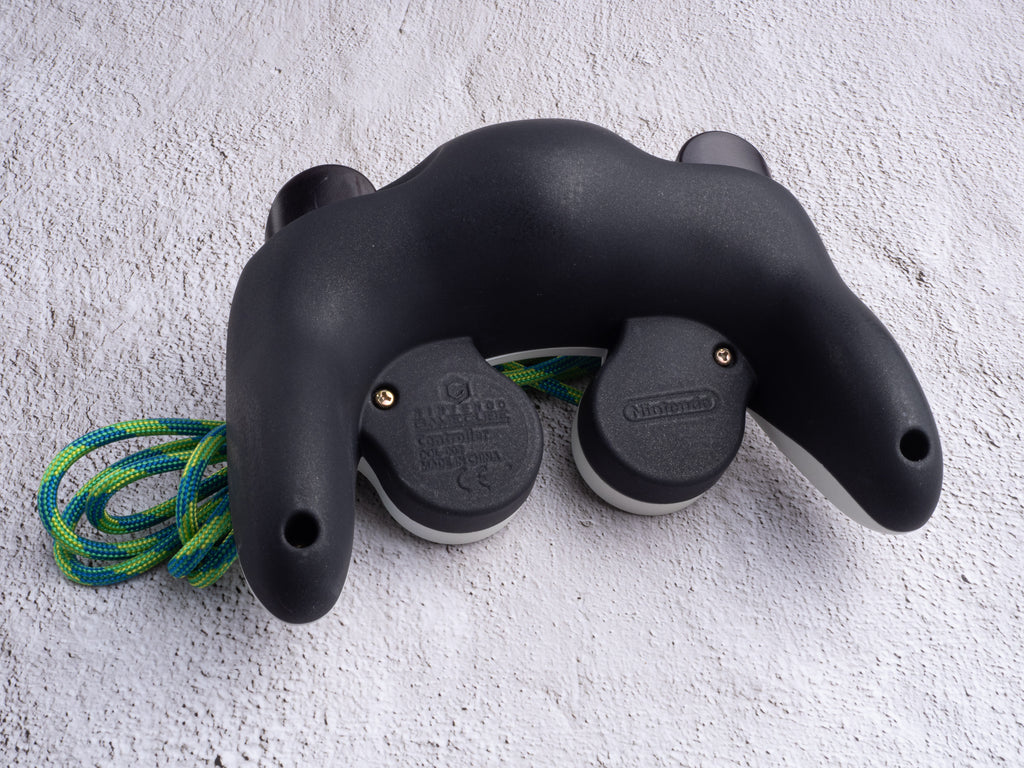 Black and White - Custom Painted GameCube Controller - Wired T3
