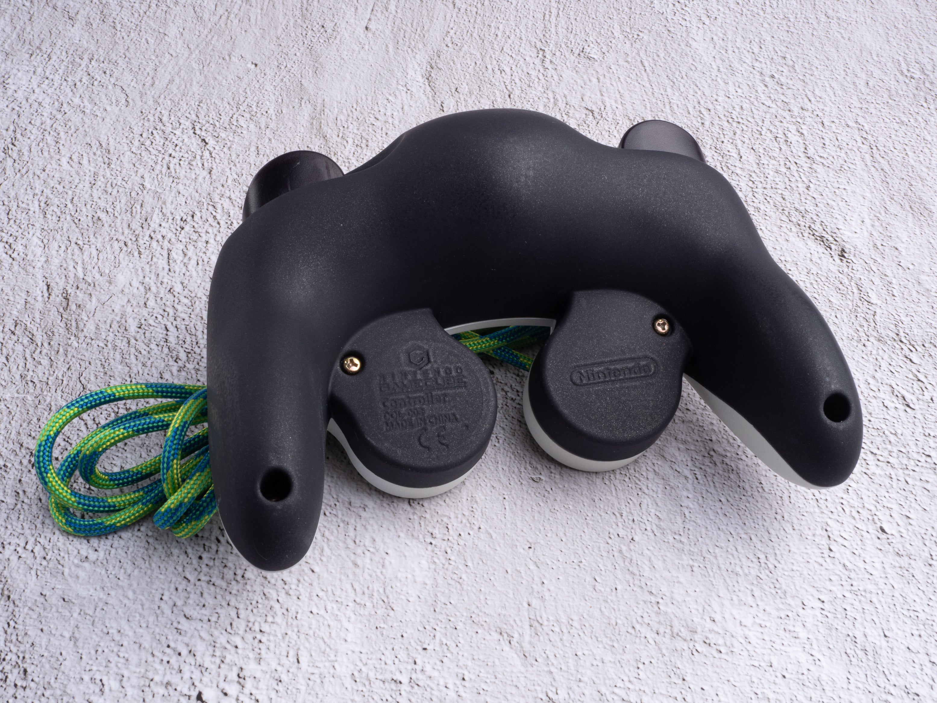 Black and White - Custom Painted GameCube Controller - Wired T3